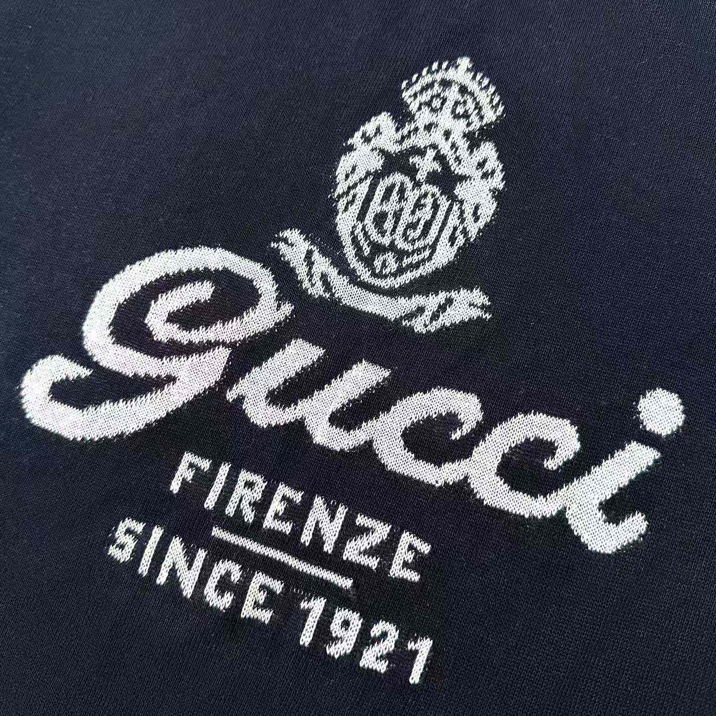 Gucci Knit Silk Linen T-shirt With Intarsia - DesignerGu