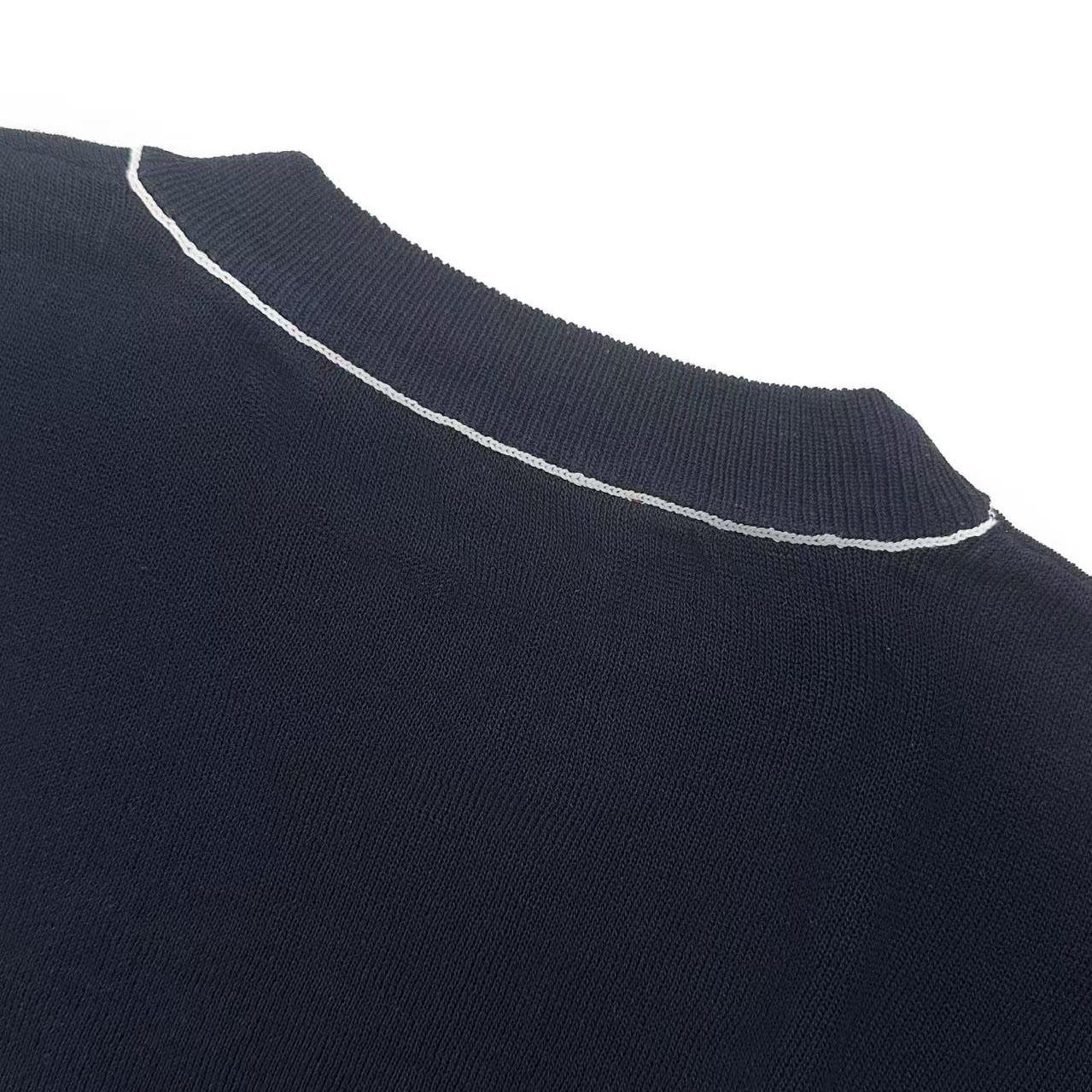 Gucci Knit Silk Linen T-shirt With Intarsia - DesignerGu