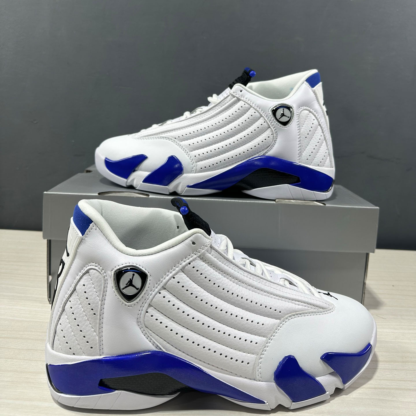  Jordan Air Jordan 14 retro hyper royal Sneakers       487471-104  - DesignerGu