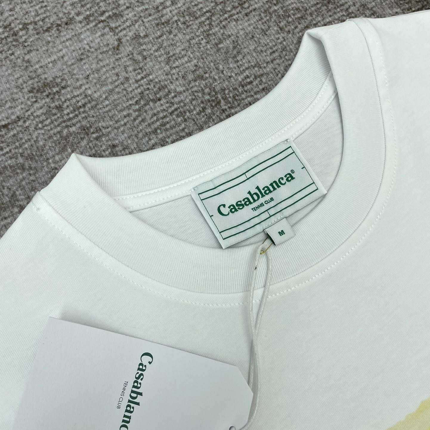 Casablanca Chevaux Sauvages-Print Organic-Cotton T-shirt C736 - DesignerGu