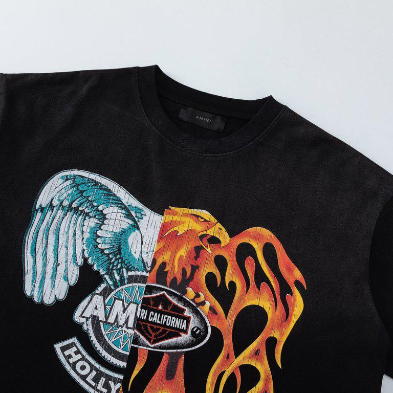 Amiri Spliced  Oversized Tee - DesignerGu