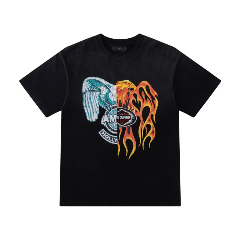 Amiri Spliced  Oversized Tee - DesignerGu