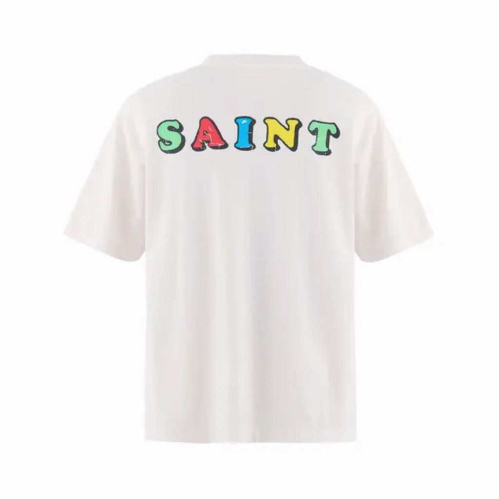 Saint Michael   'Destroy' SS T-Shirt In White - DesignerGu