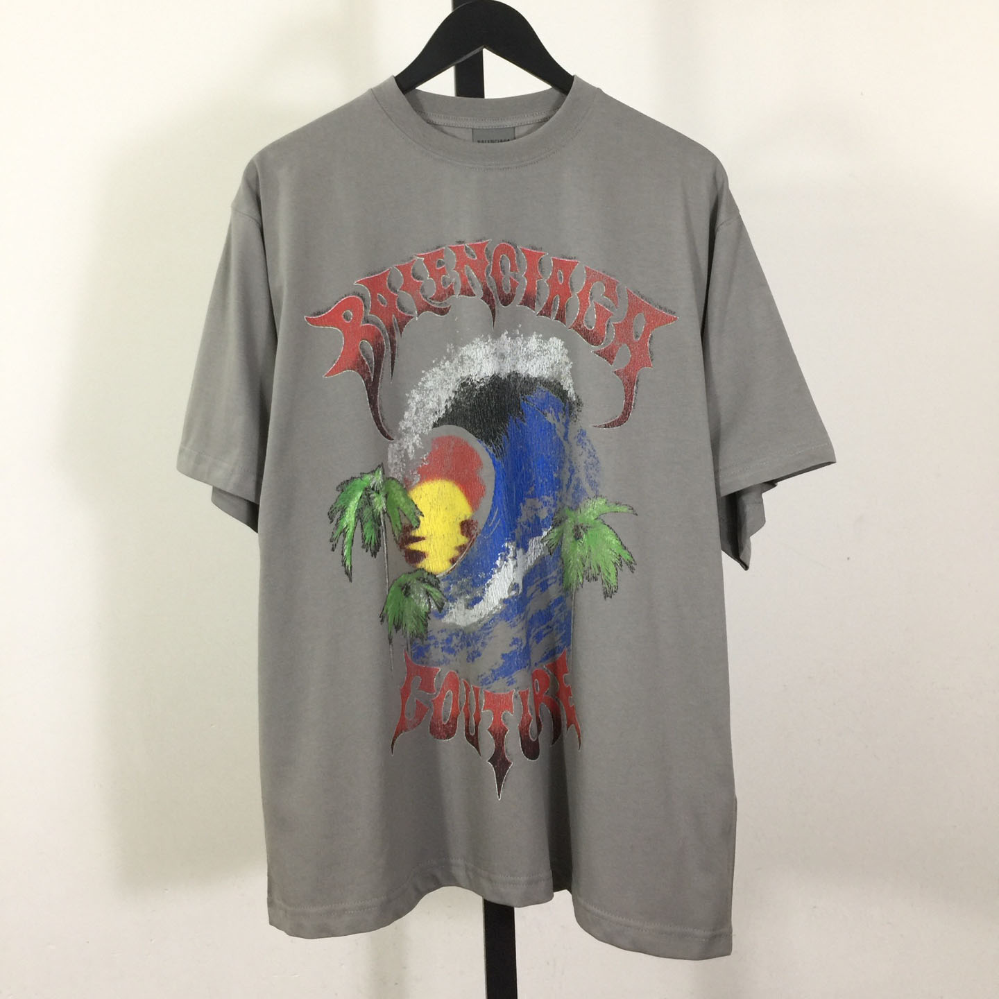 Balenciaga Vintage Surfer Oversized T-shirt  - DesignerGu