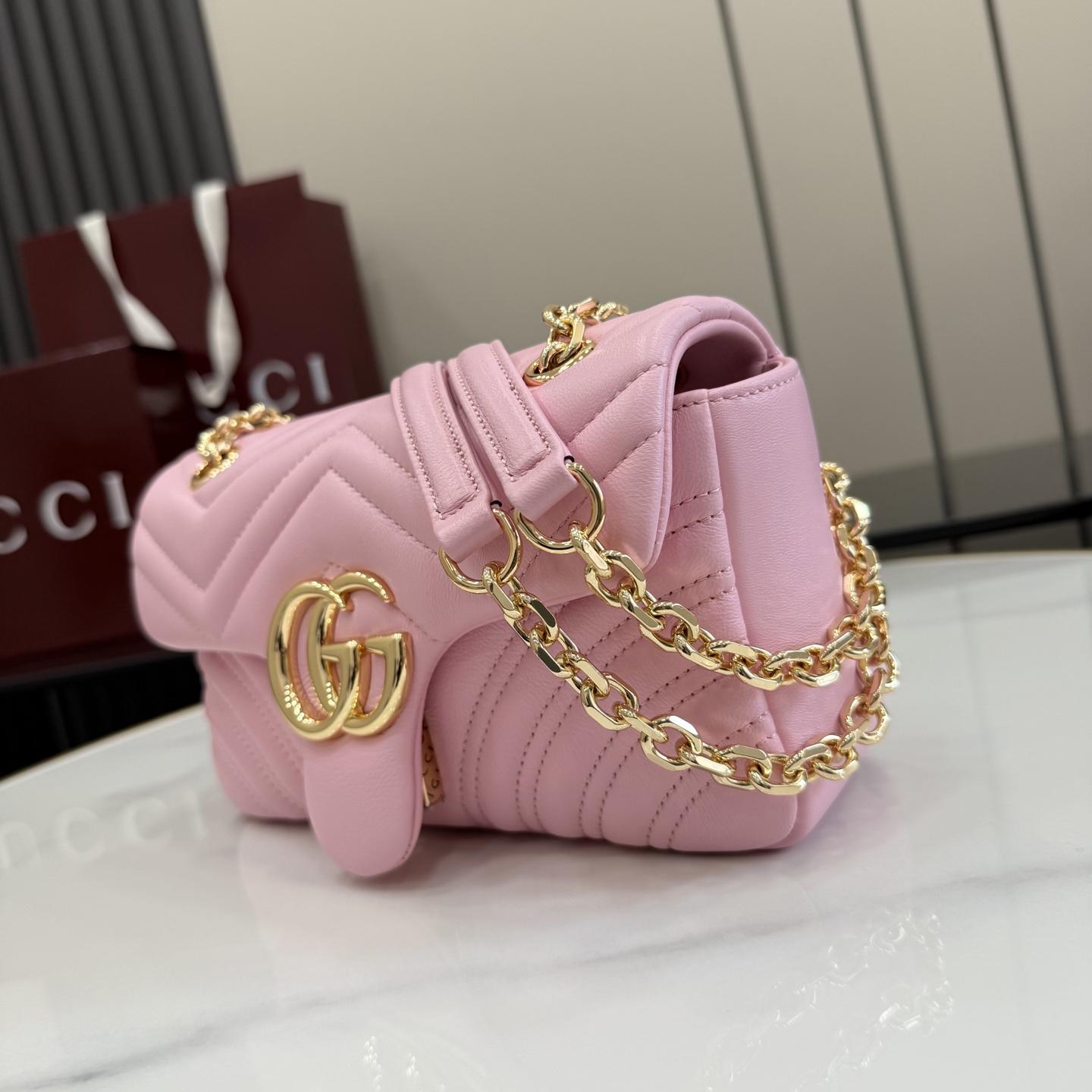 Gucci GG Marmont Small Shoulder Bag - DesignerGu