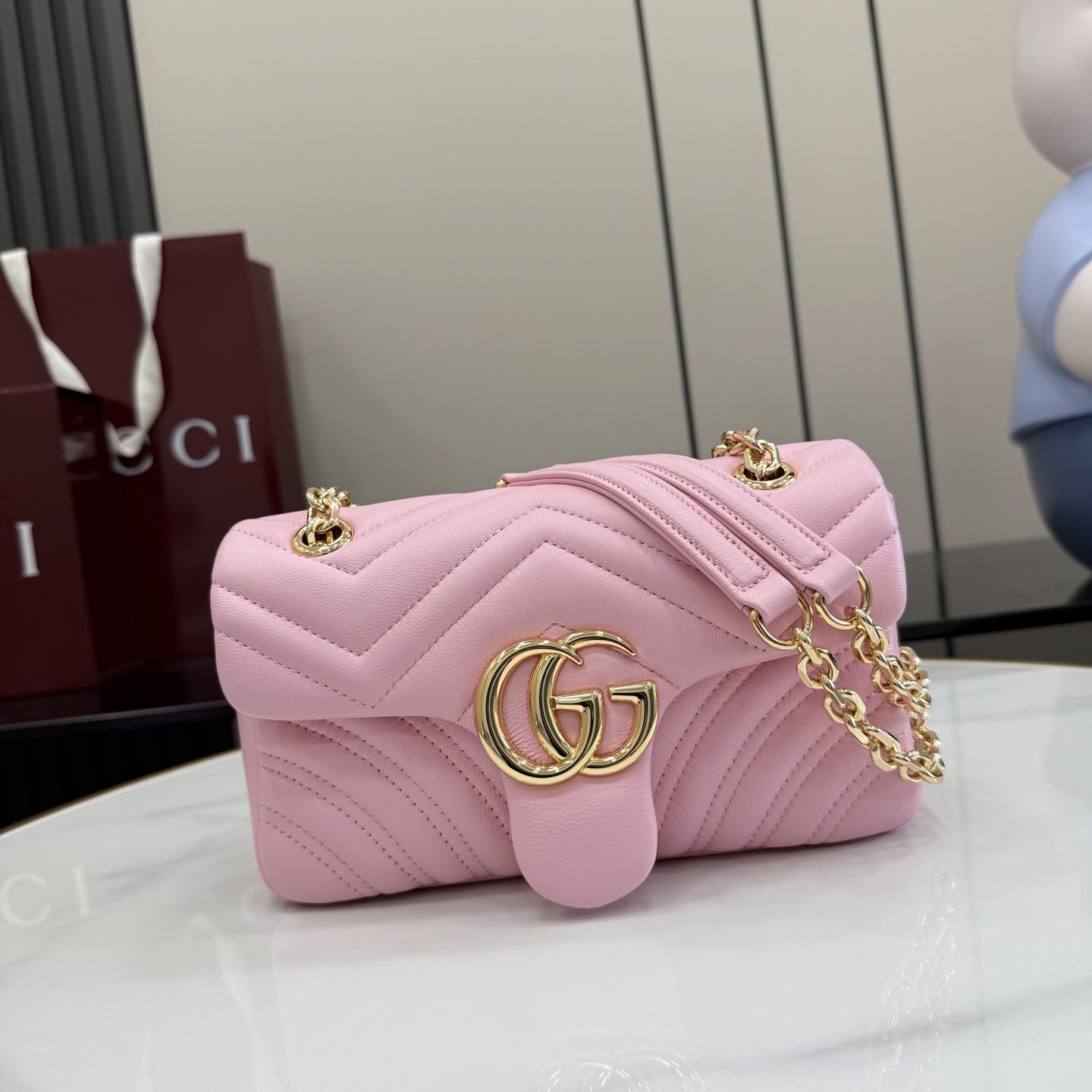 Gucci GG Marmont Small Shoulder Bag - DesignerGu