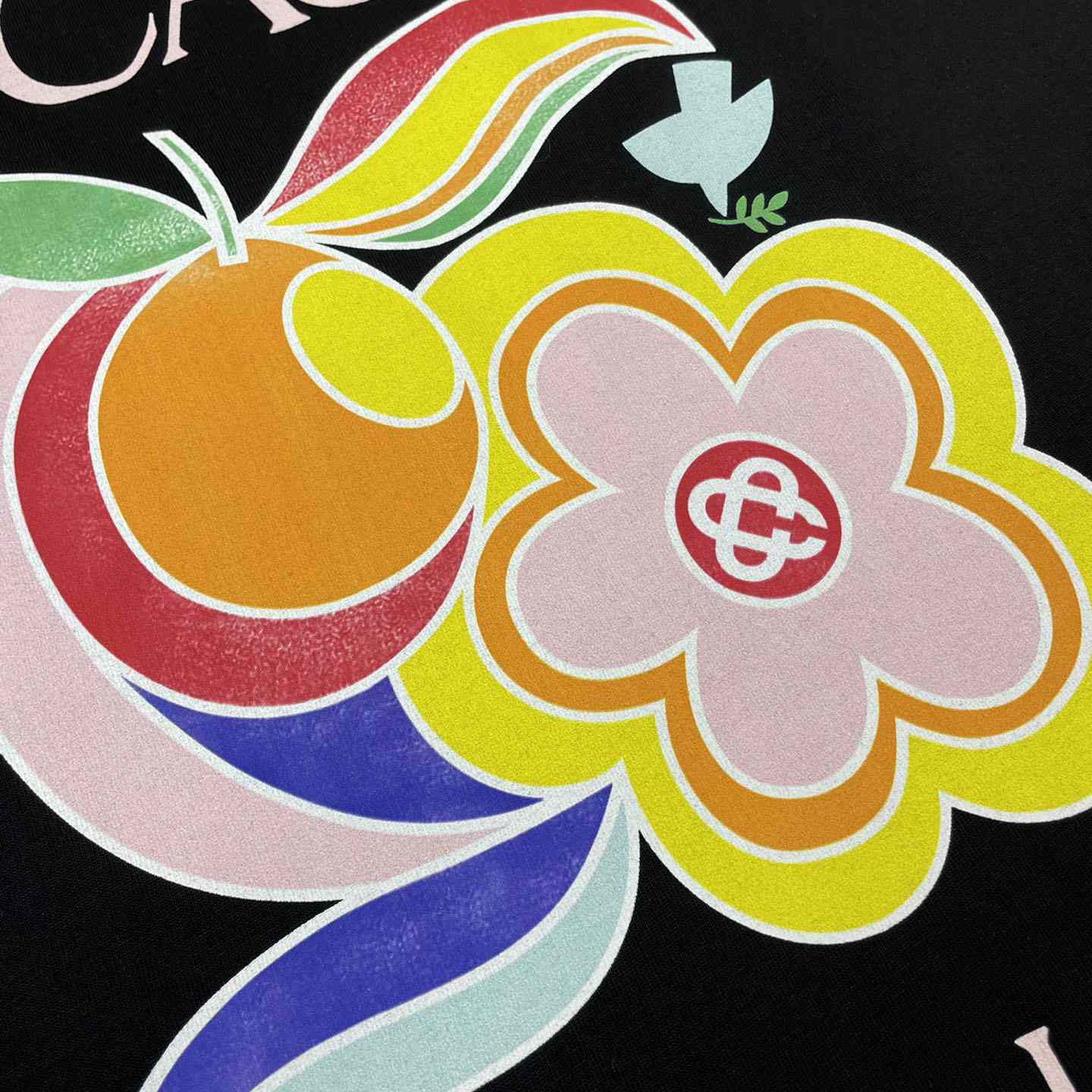 Casablanca Le Pouvoir Des Fleurs T-Shirt 'Black'  CA5075 - DesignerGu