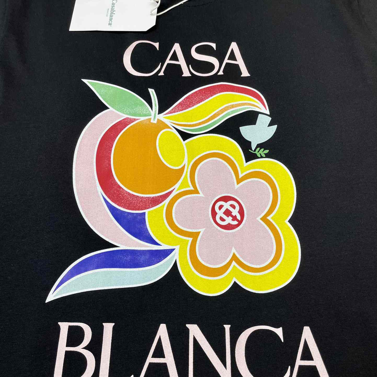 Casablanca Le Pouvoir Des Fleurs T-Shirt 'Black'  CA5075 - DesignerGu