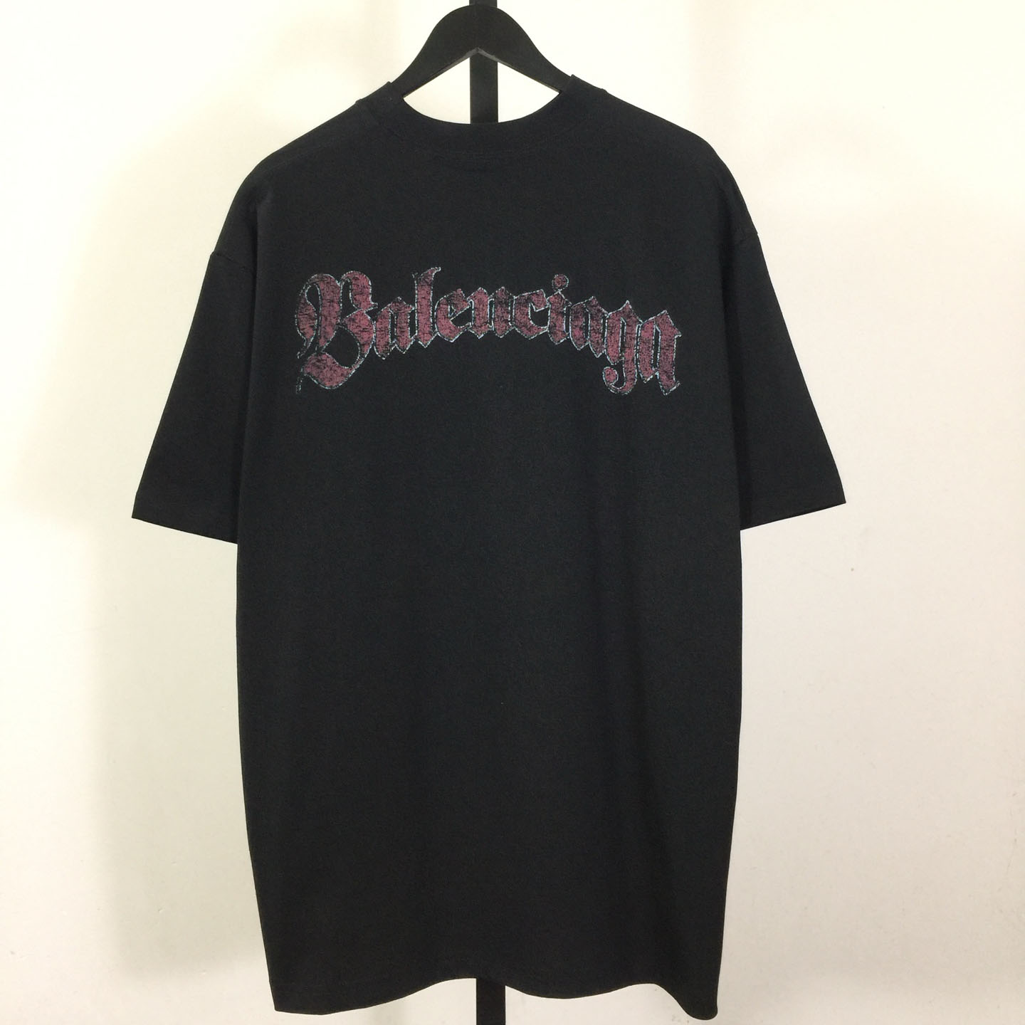 Balenciaga Medium Fit T-Shirt 'Faded Washed Black' - DesignerGu