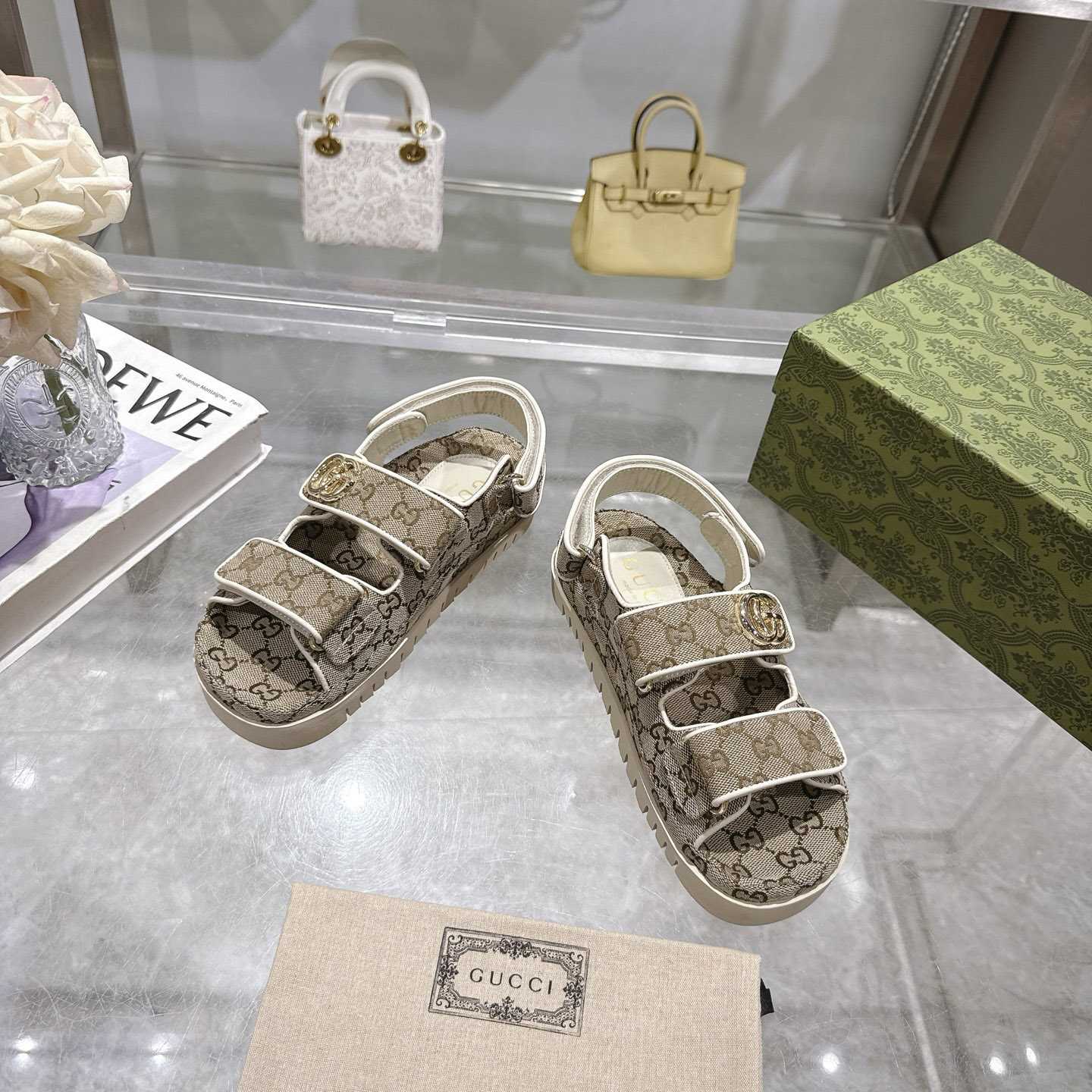 Gucci Sandal With Double G - DesignerGu