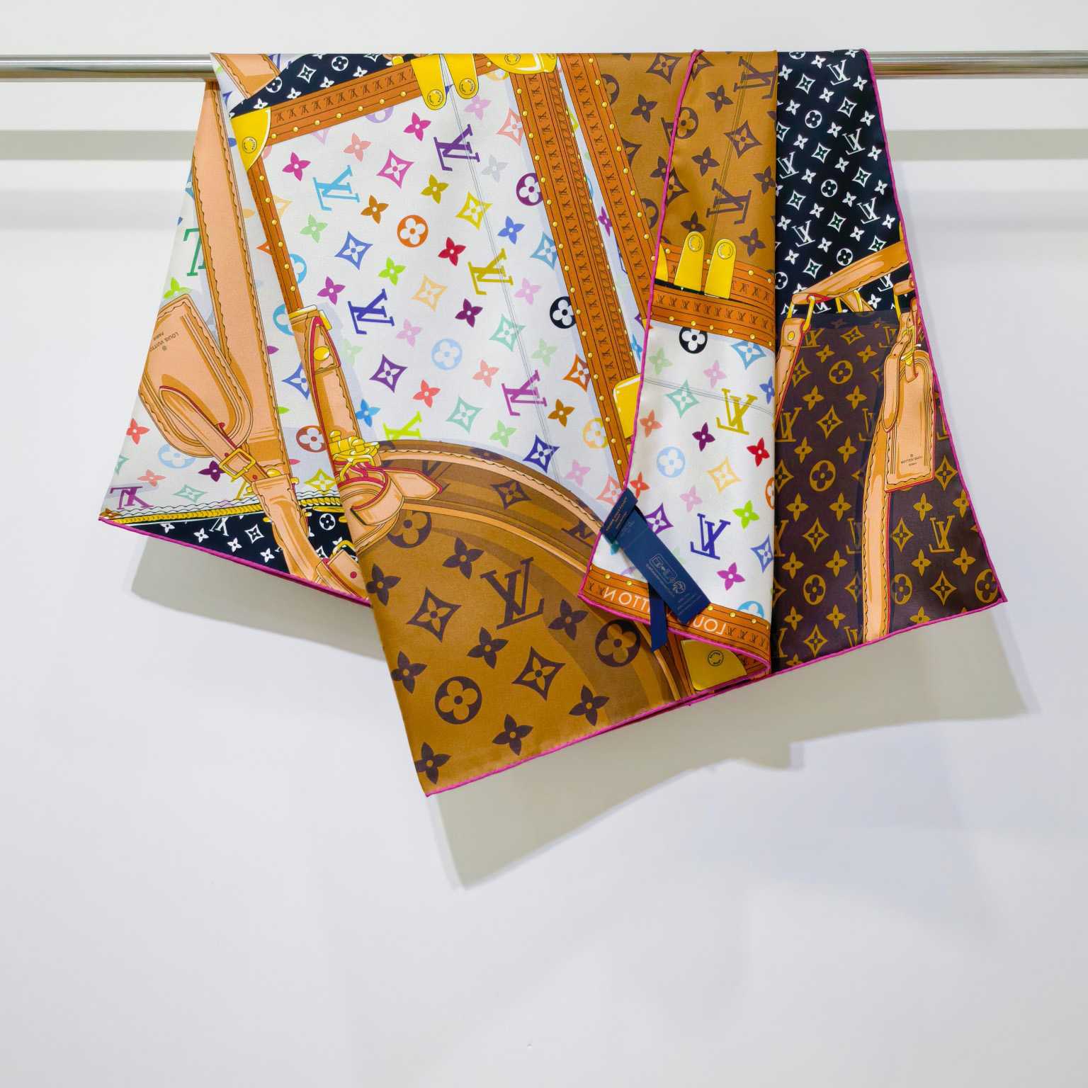 Louis Vuitton LV x TM Monogram Multicolor Collector Square 90 M97889 - DesignerGu