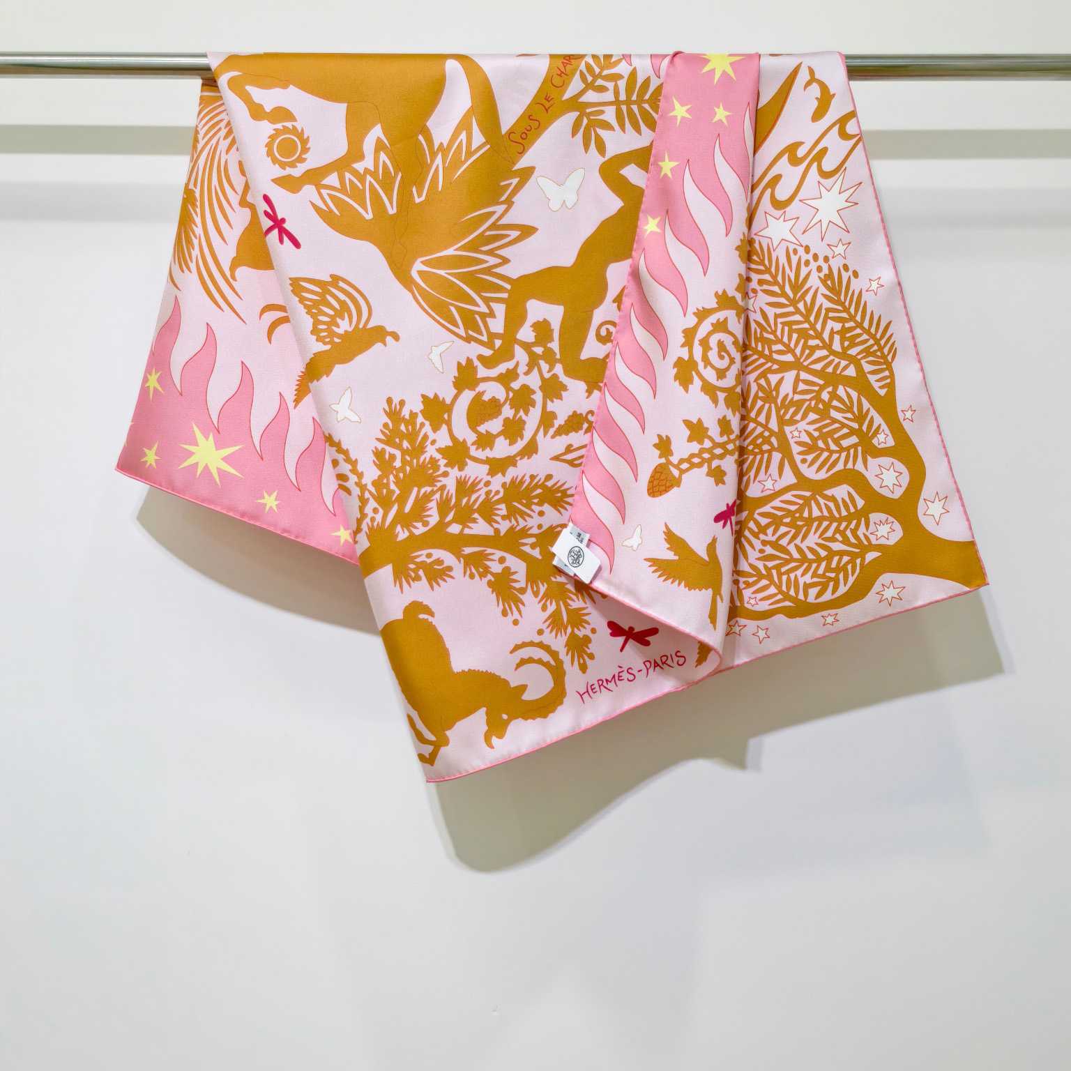Hermes Sous le Charme D'Orphee Detail Scarf  - DesignerGu