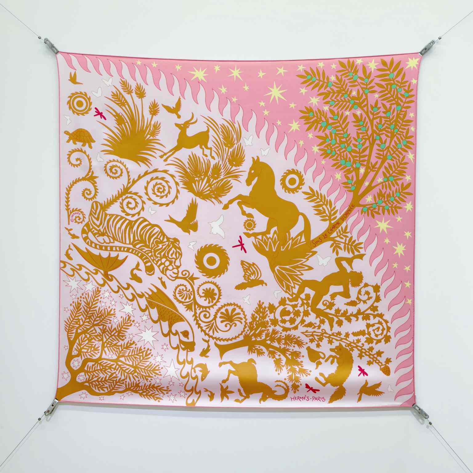 Hermes Sous le Charme D'Orphee Detail Scarf  - DesignerGu