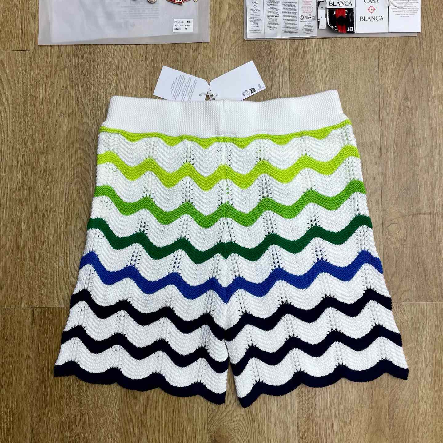 Casablanca Wave Knit Short 'Gradient Wave' D0201 - DesignerGu
