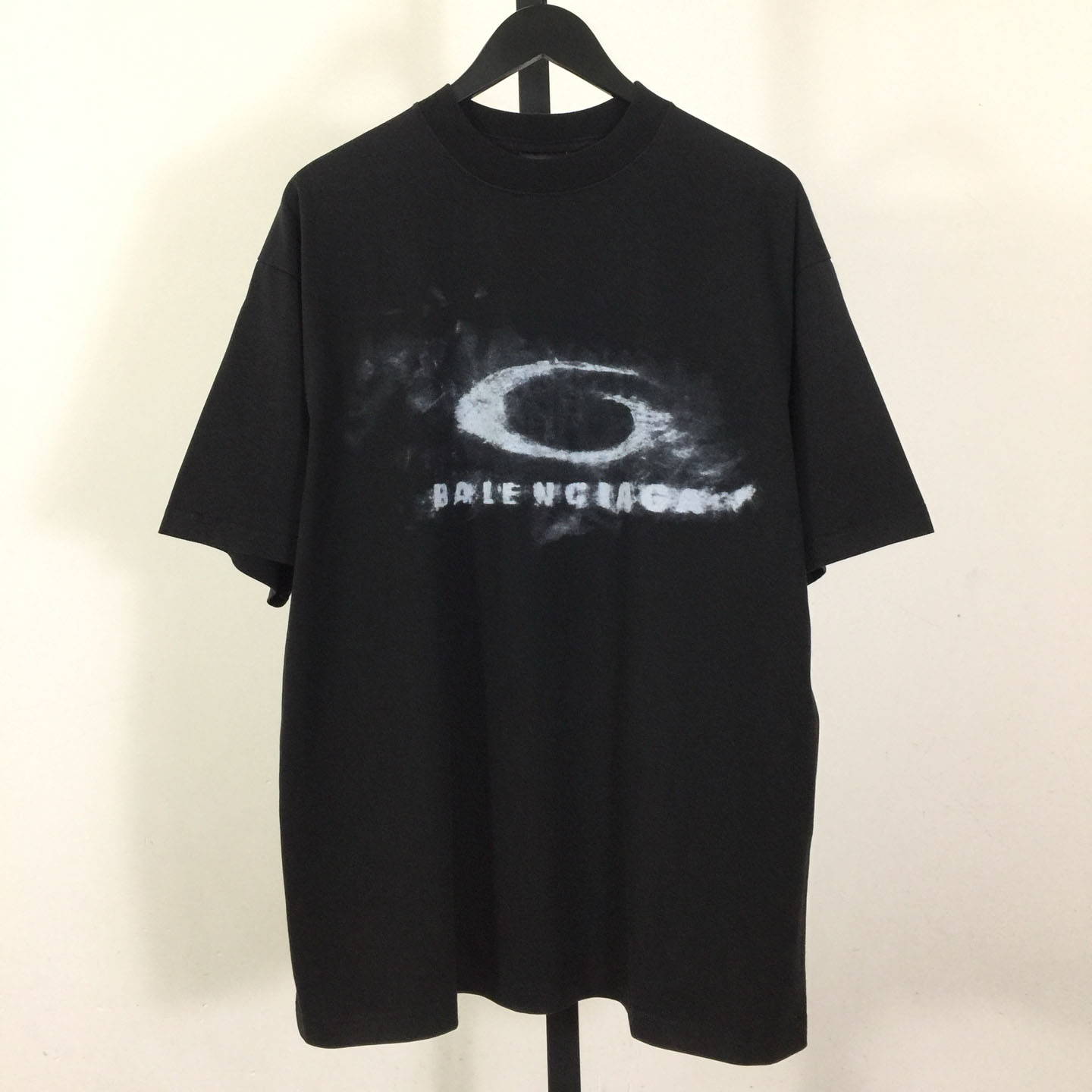 Balenciaga Washed Crayon Loop Medium Fit T‑shirt In Cotton - DesignerGu