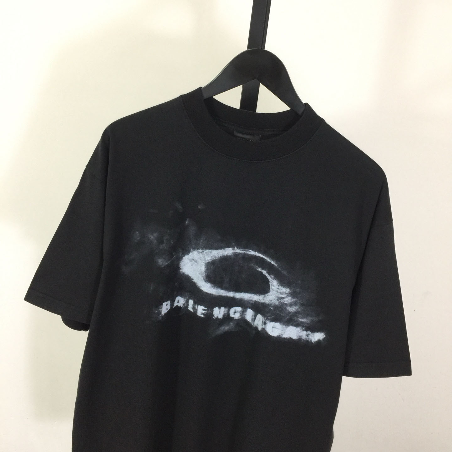 Balenciaga Washed Crayon Loop Medium Fit T‑shirt In Cotton - DesignerGu