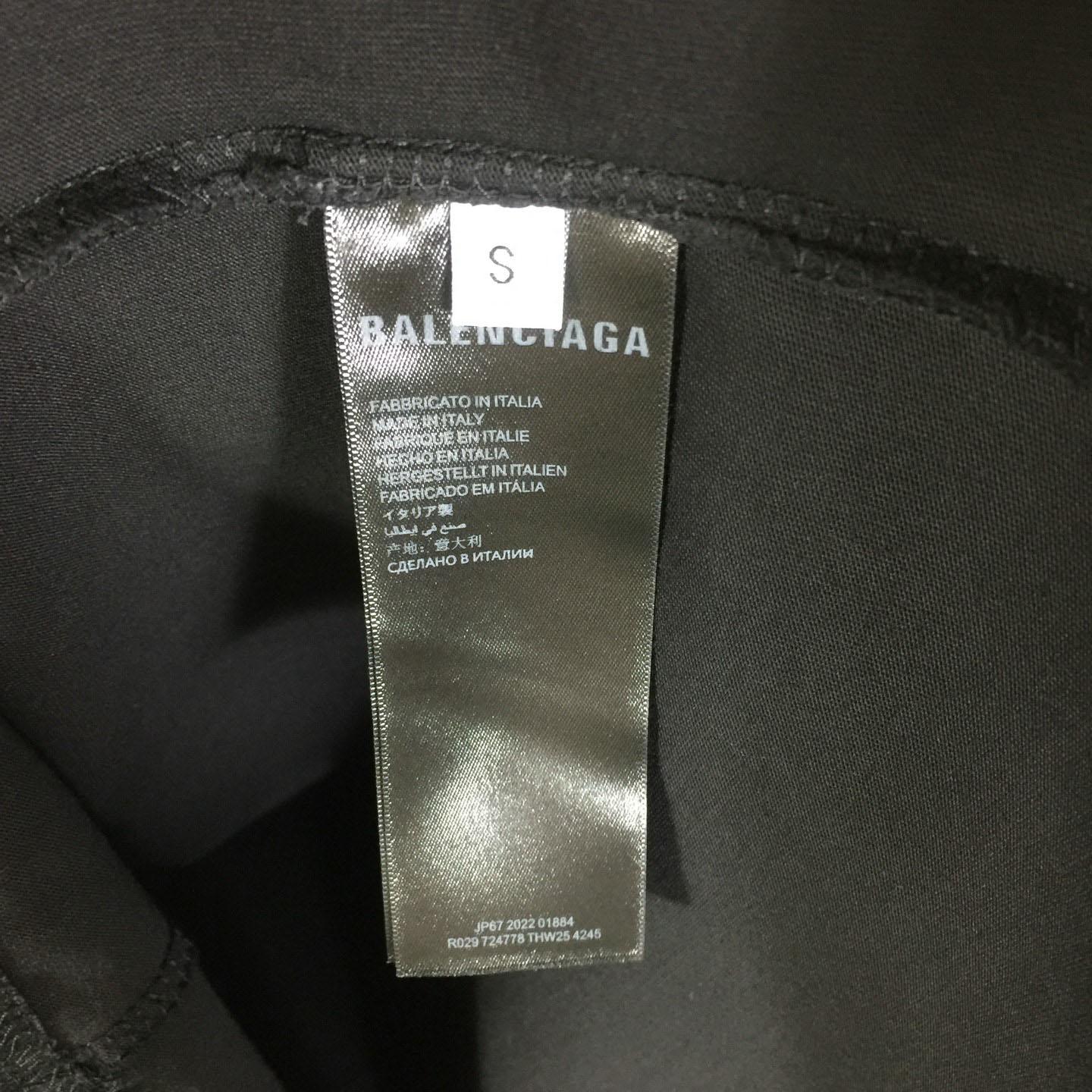 Balenciaga Washed Crayon Loop Medium Fit T‑shirt In Cotton - DesignerGu