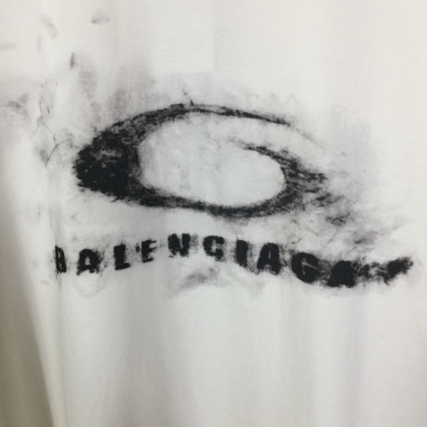Balenciaga Washed Crayon Loop Medium Fit T‑shirt In Cotton - DesignerGu