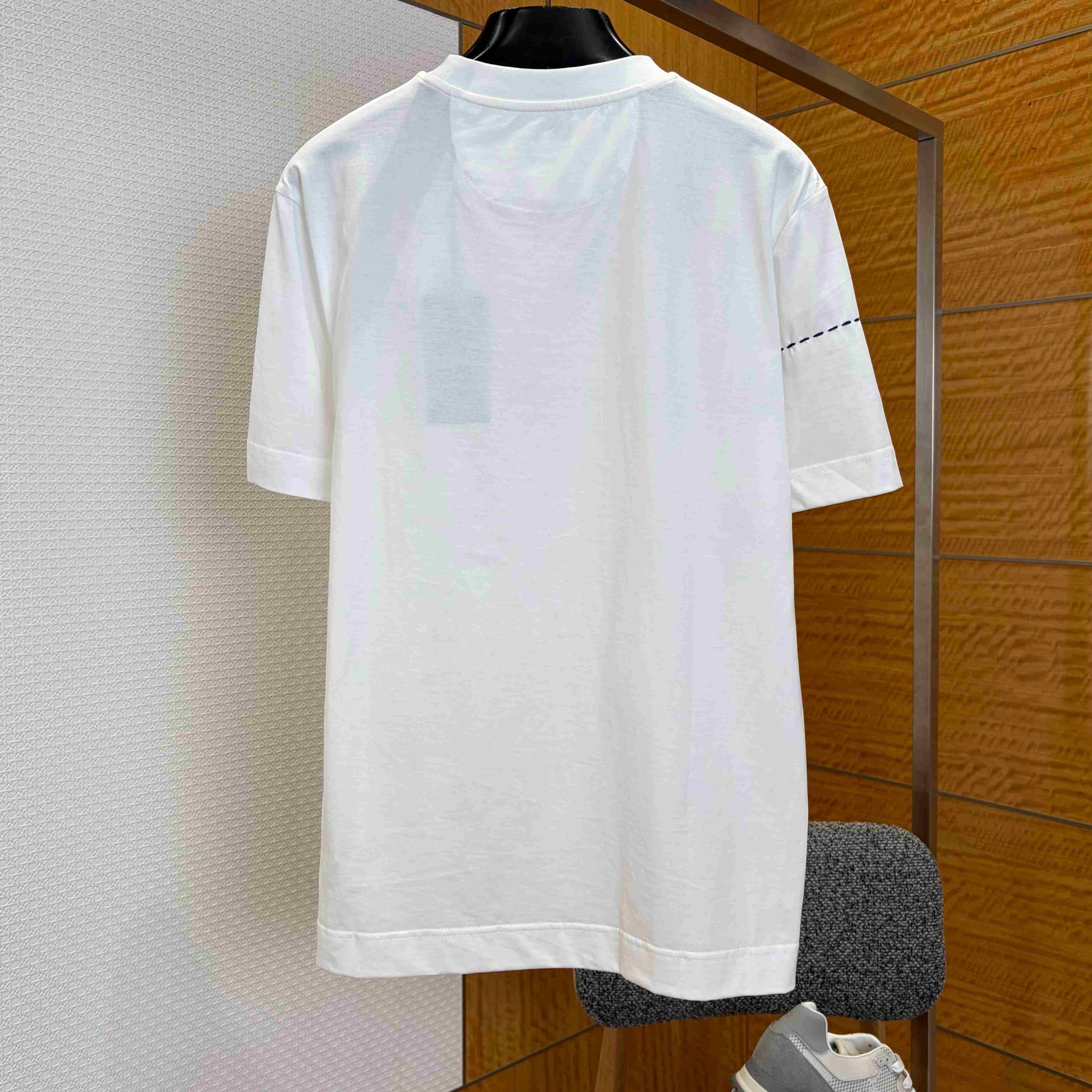 Fendi White Cotton T-shirt - DesignerGu