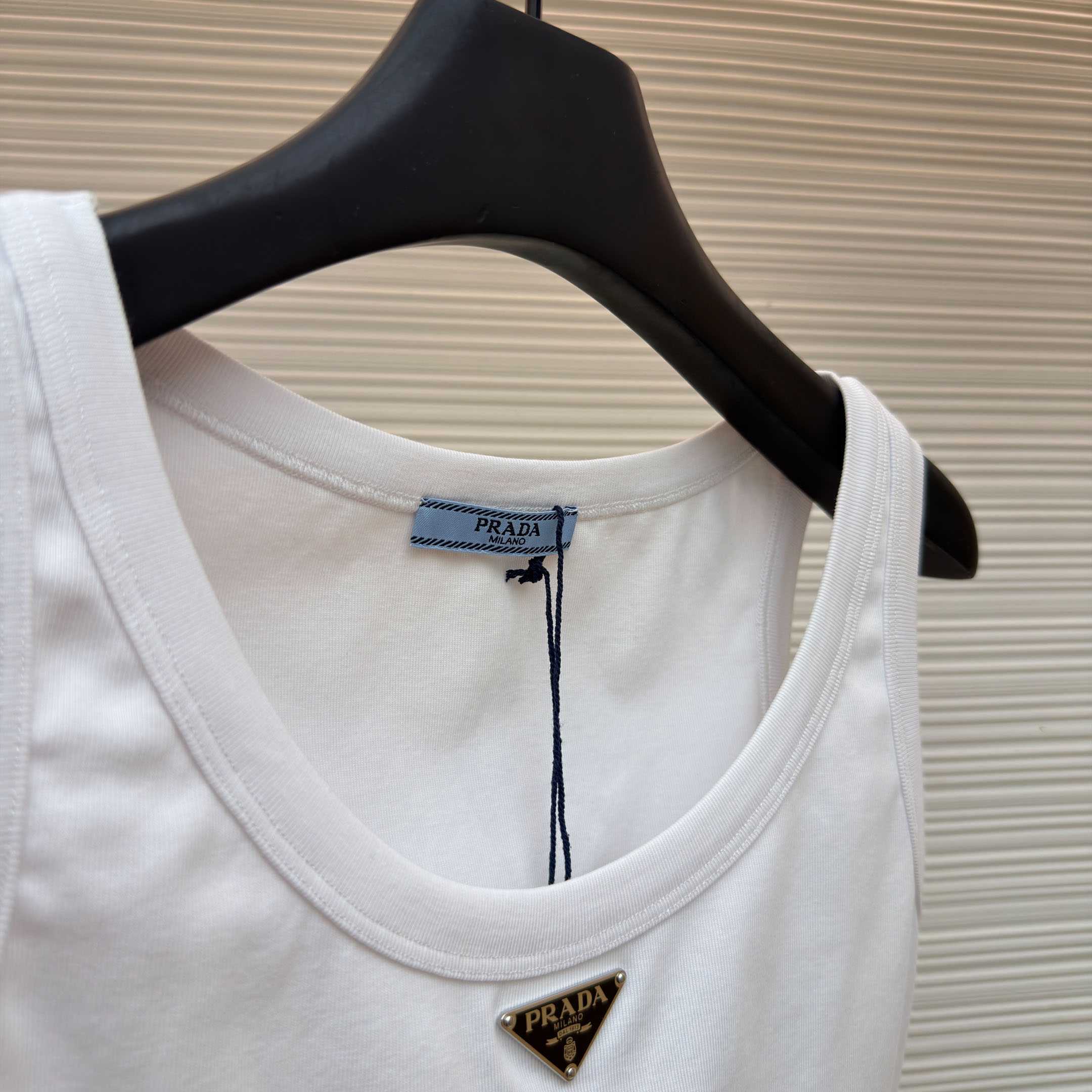 Prada Jersey Cropped Top - DesignerGu