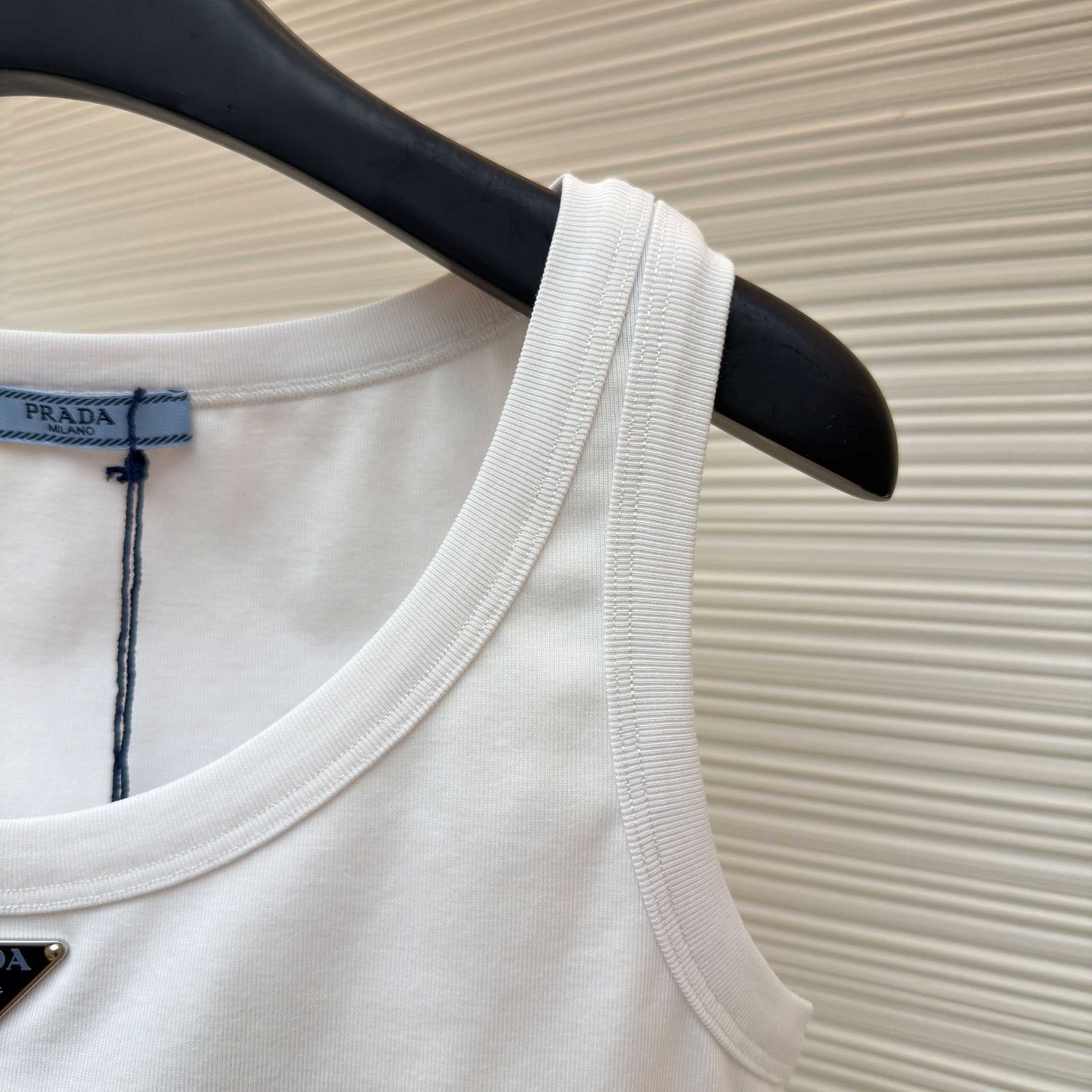Prada Jersey Cropped Top - DesignerGu