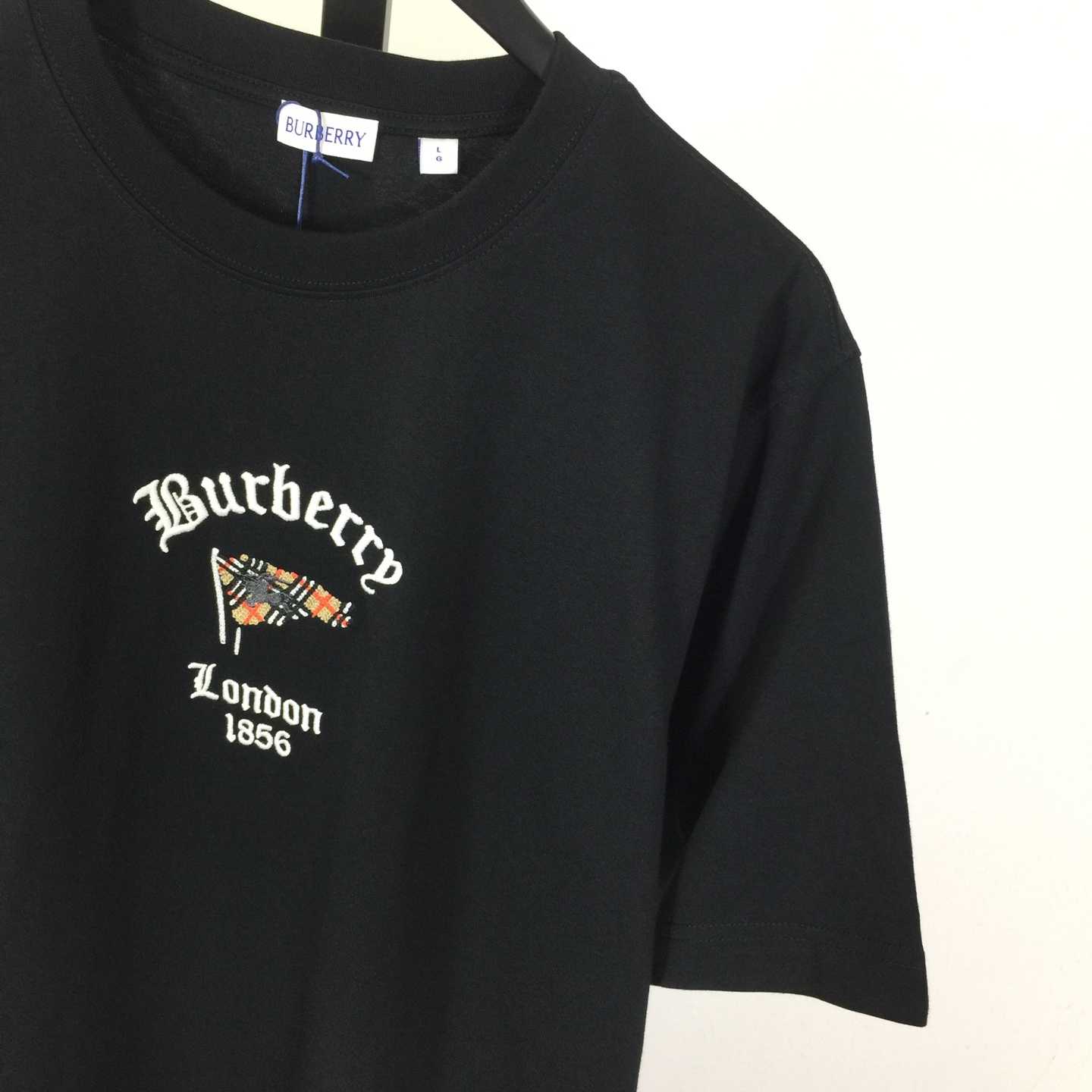 Burberry Check Flag Cotton T-shirt - DesignerGu