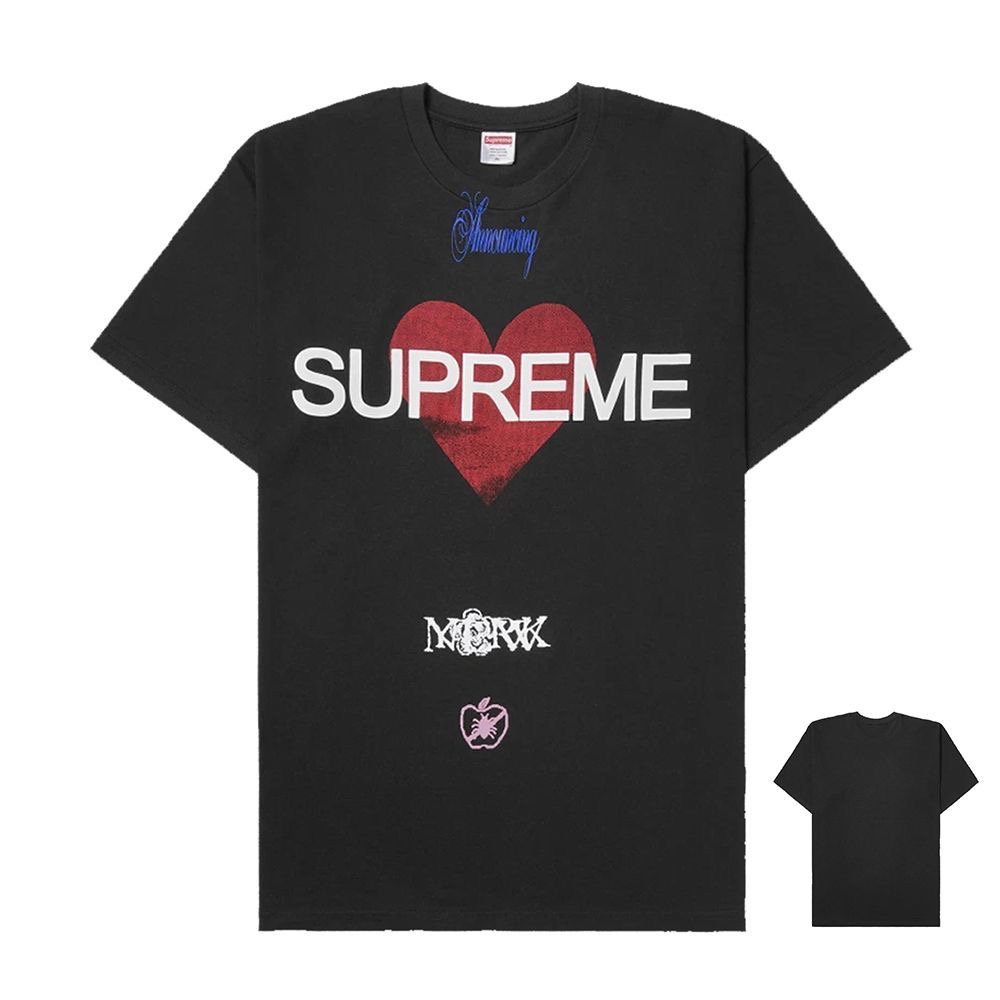 Supreme Announcing Tee 'Black' - DesignerGu