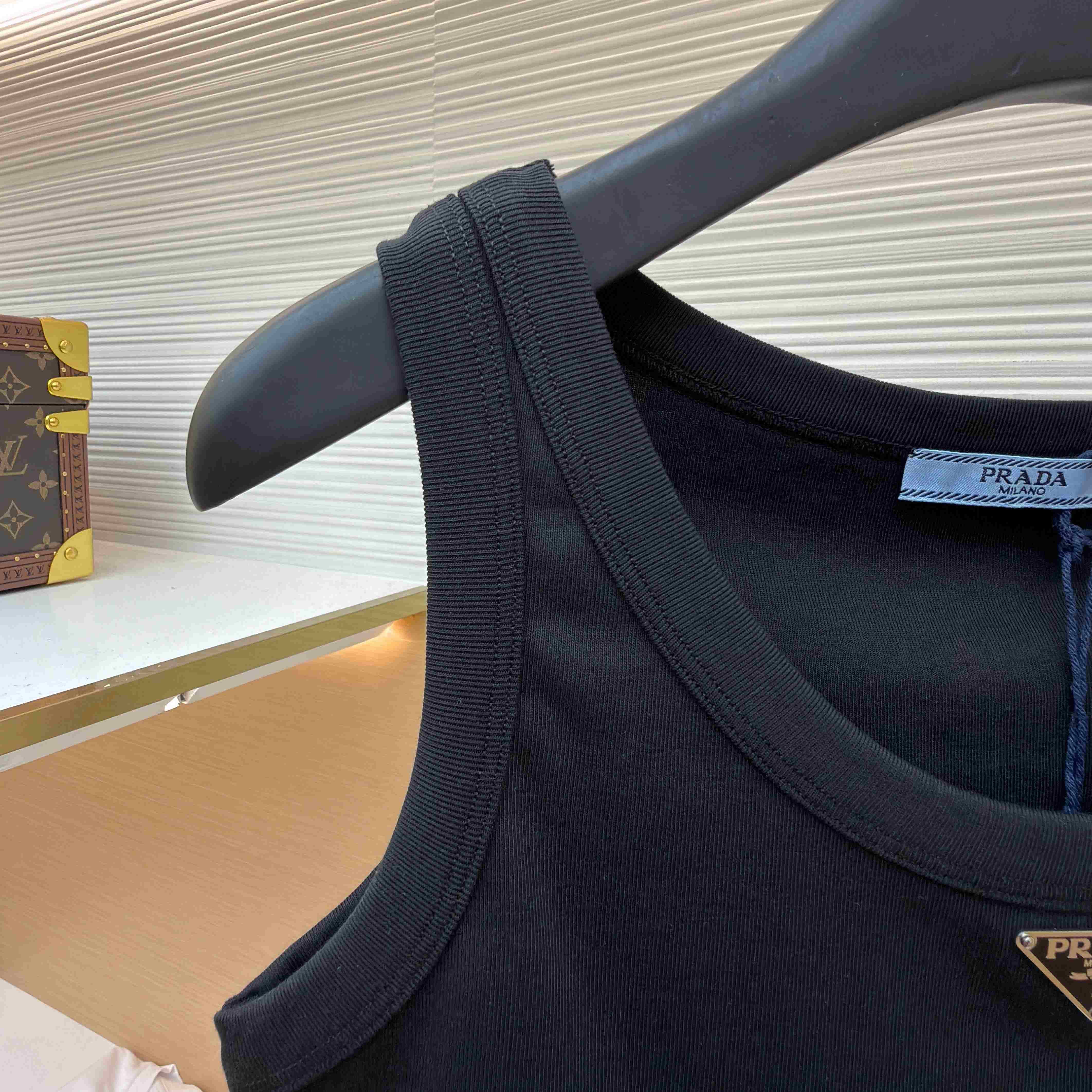 Prada Jersey Cropped Top - DesignerGu