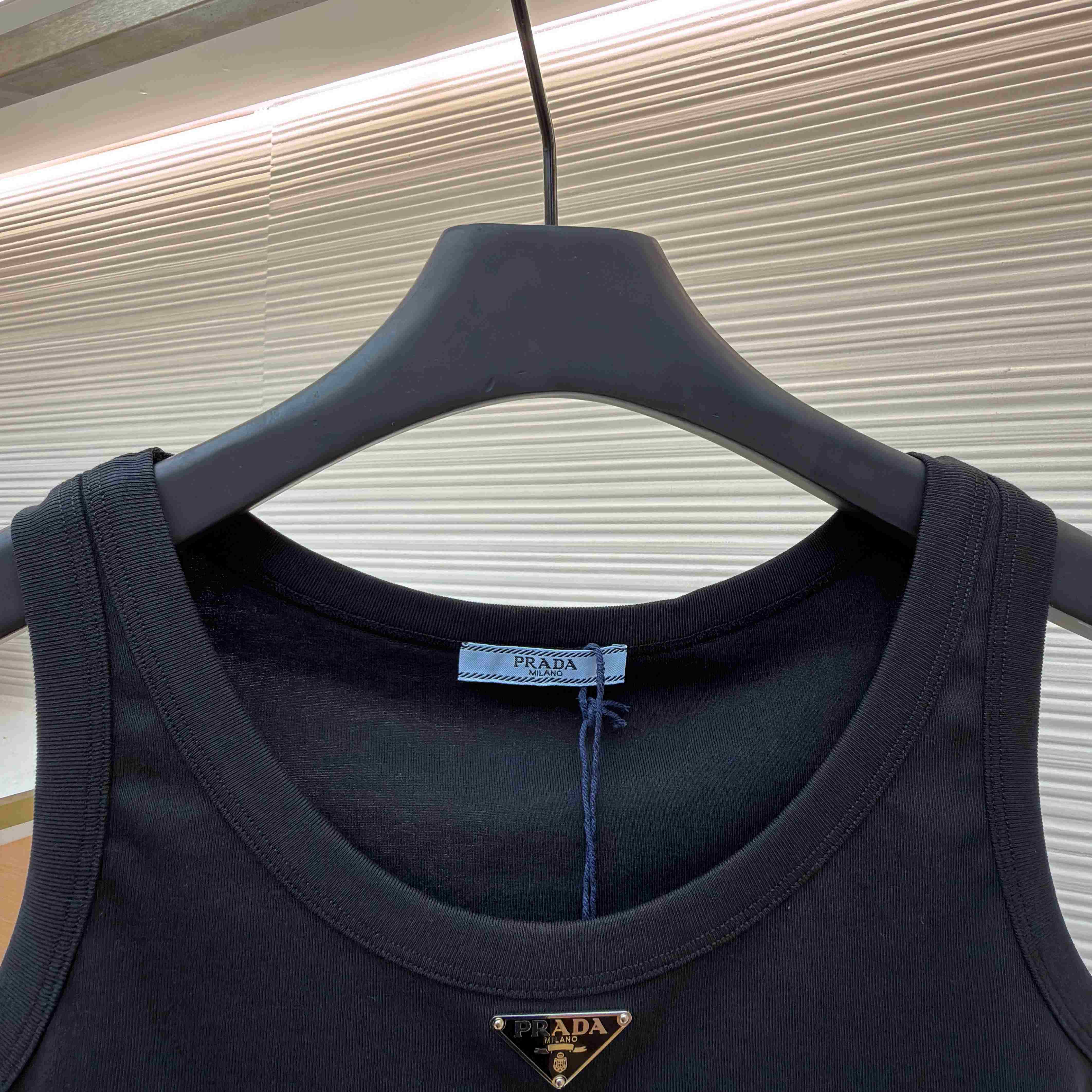 Prada Jersey Cropped Top - DesignerGu