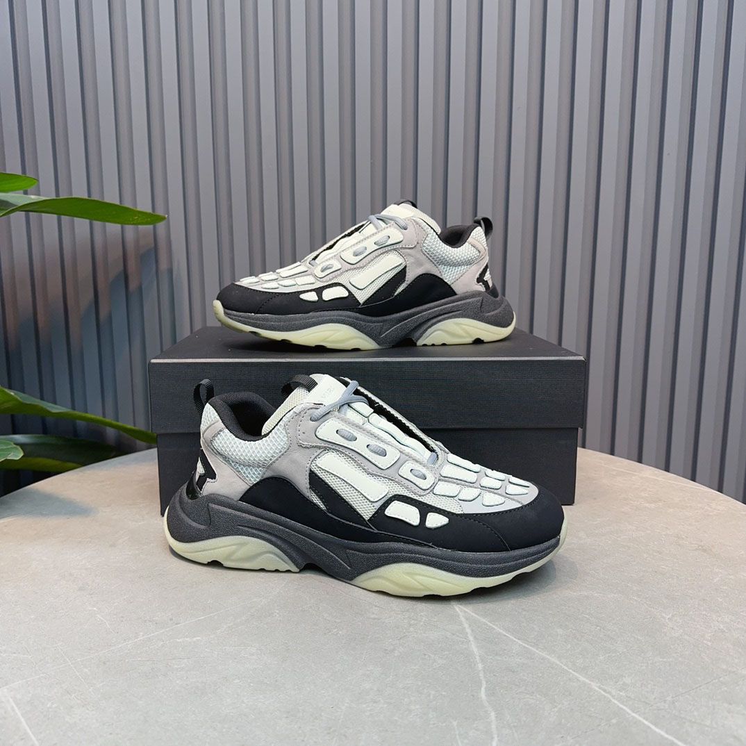 Amiri Bone Runner 'Black Grey' - DesignerGu
