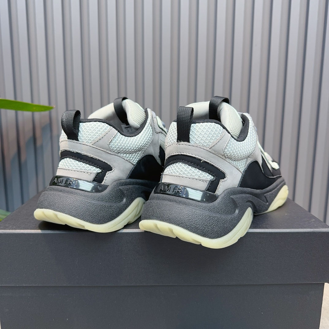 Amiri Bone Runner 'Black Grey' - DesignerGu