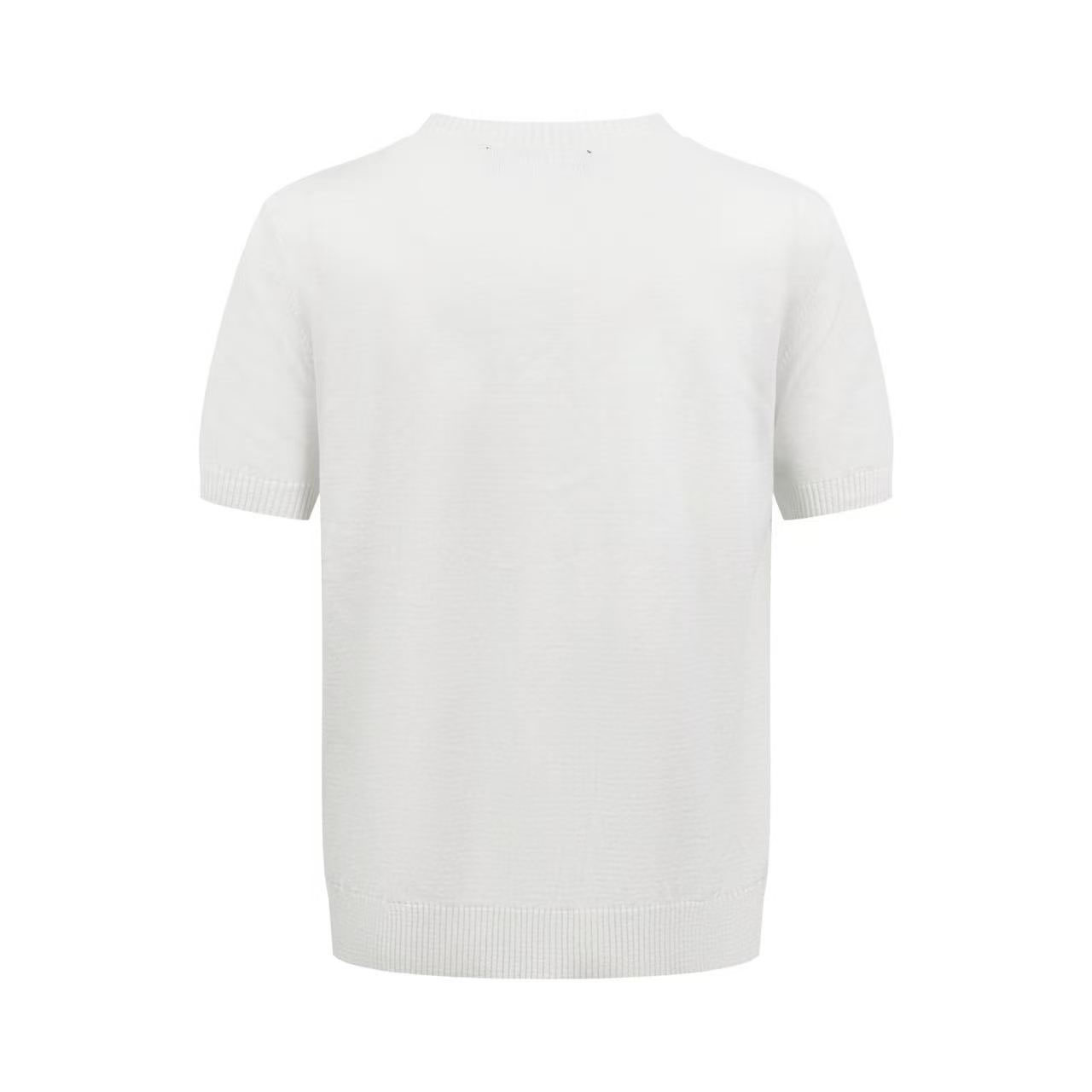 Fendi White Cotton And Cashmere Jumper - DesignerGu