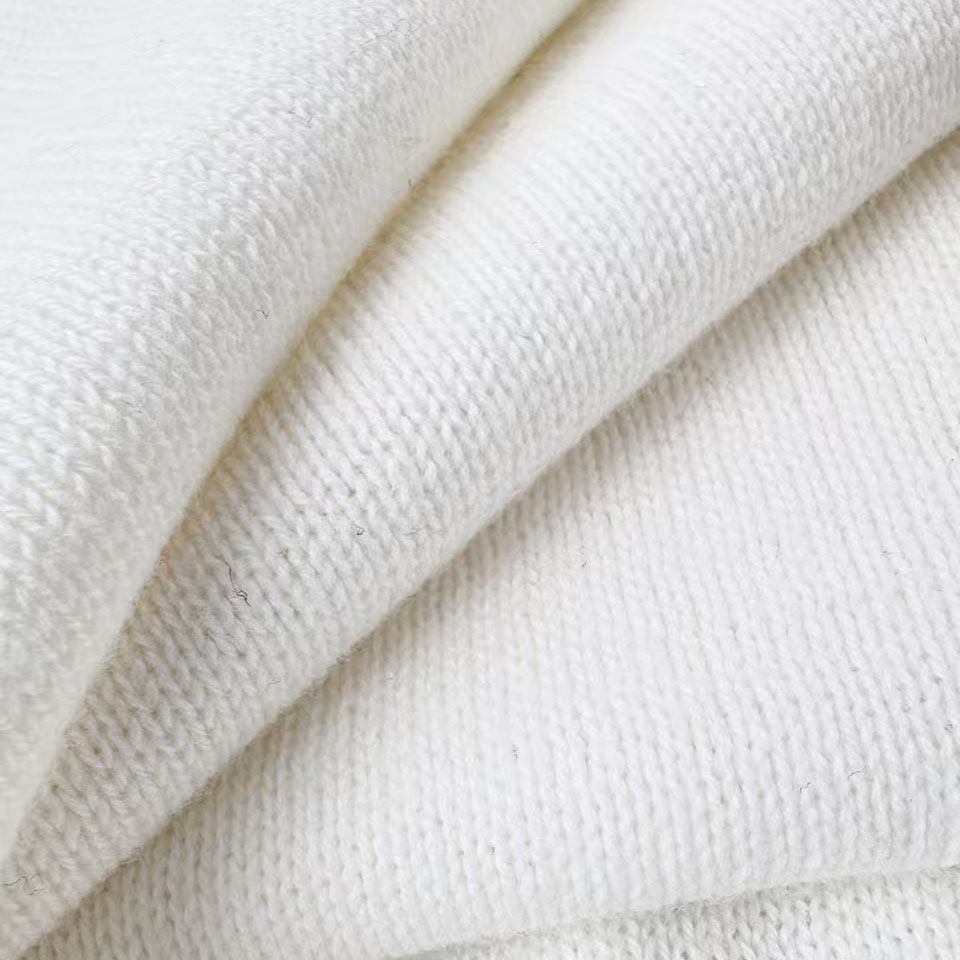 Fendi White Cotton And Cashmere Jumper - DesignerGu