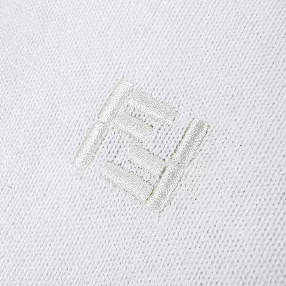 Fendi White Cotton And Cashmere Jumper - DesignerGu