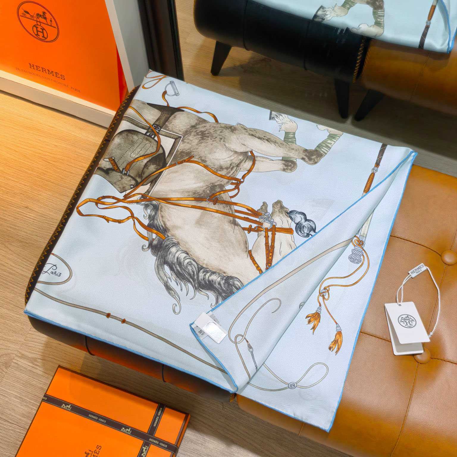 Hermes Grand Galop Scarf 90 - DesignerGu