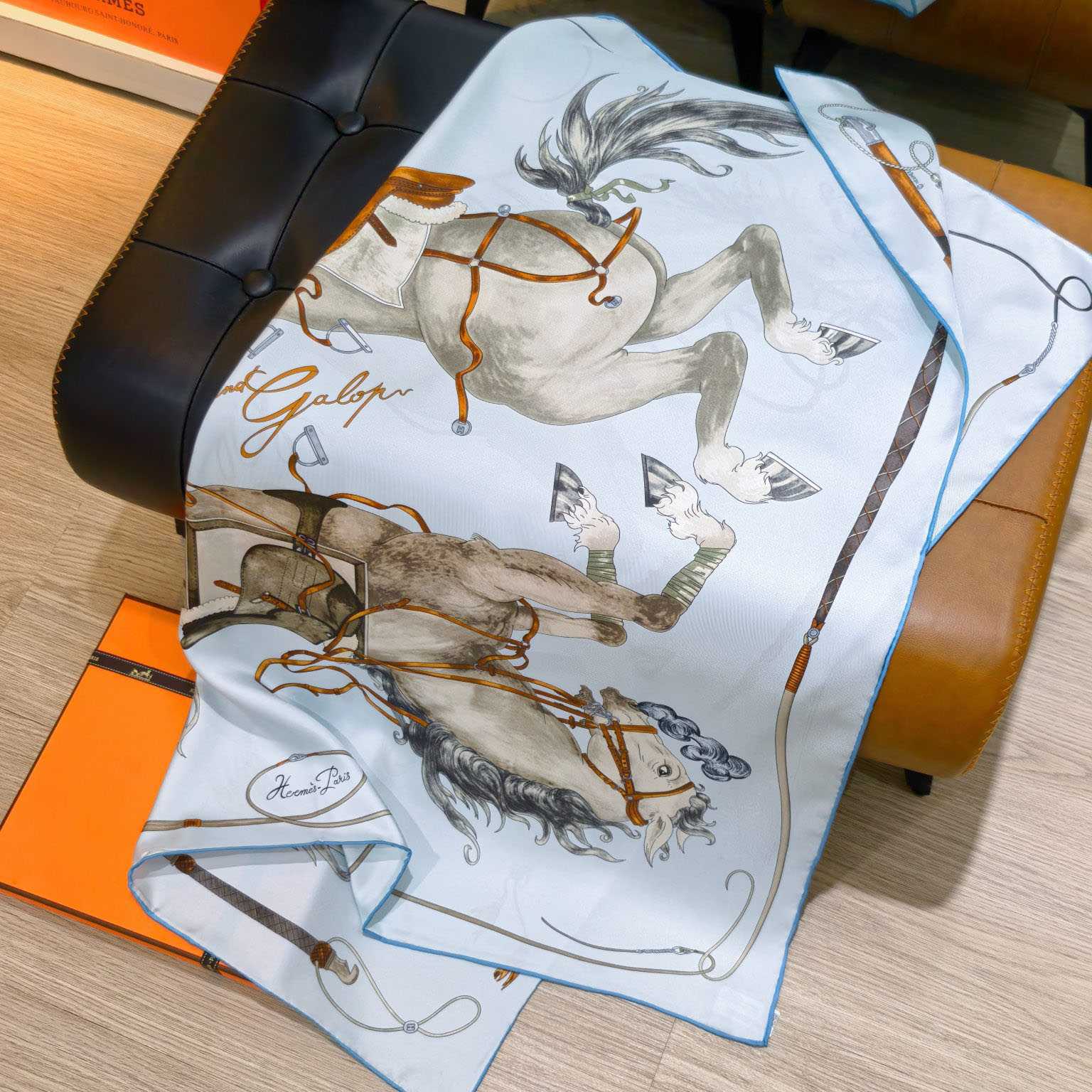 Hermes Grand Galop Scarf 90 - DesignerGu