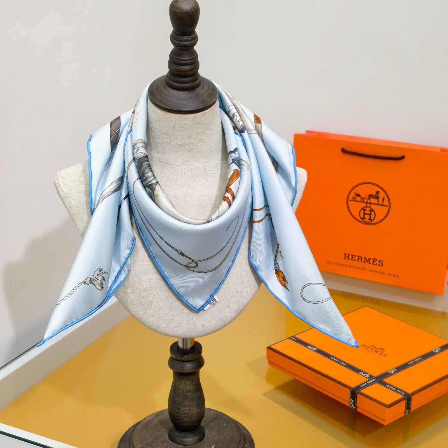 Hermes Grand Galop Scarf 90 - DesignerGu