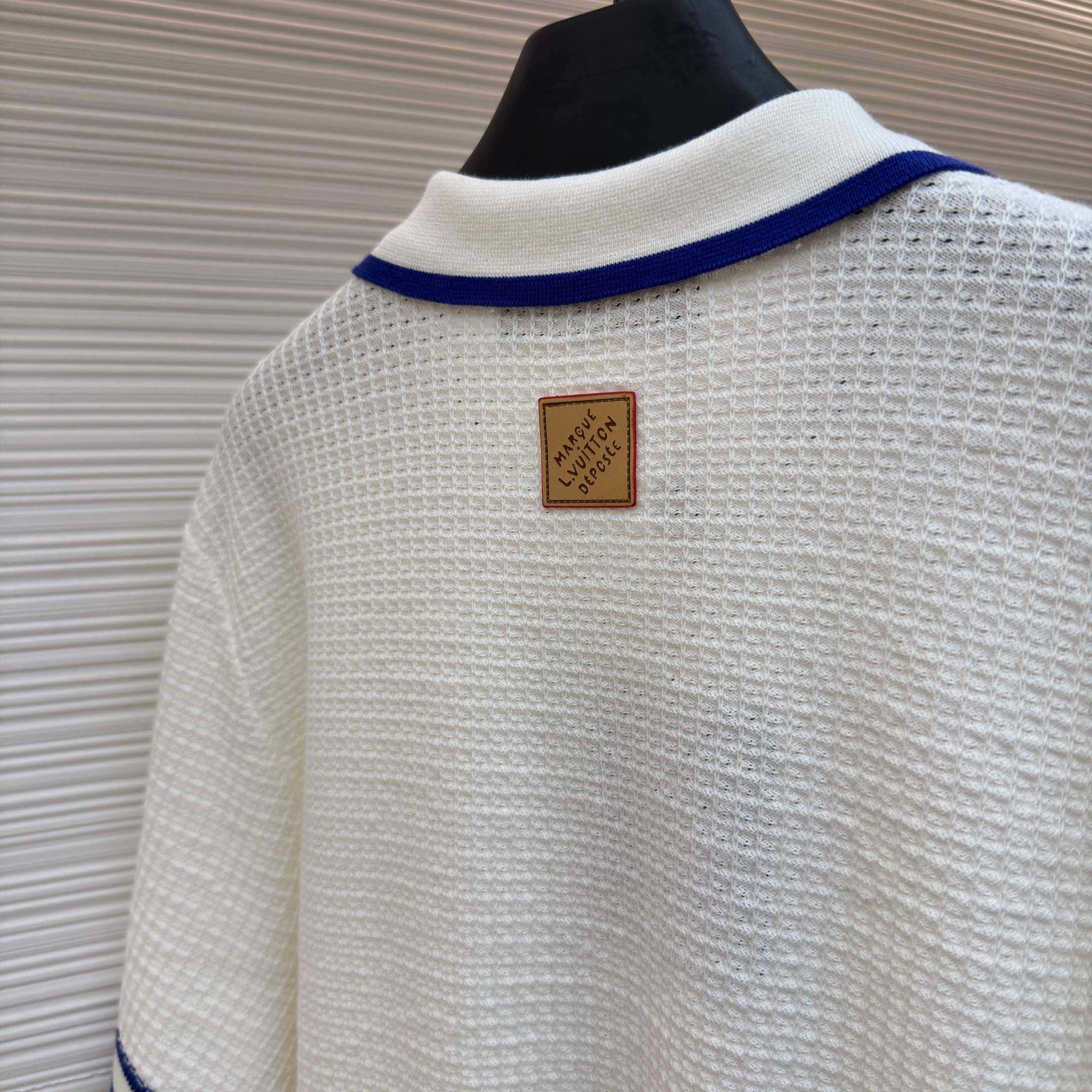 Louis Vuitton Waffle Signature Short-Sleeved Shirt   1AK6WW - DesignerGu