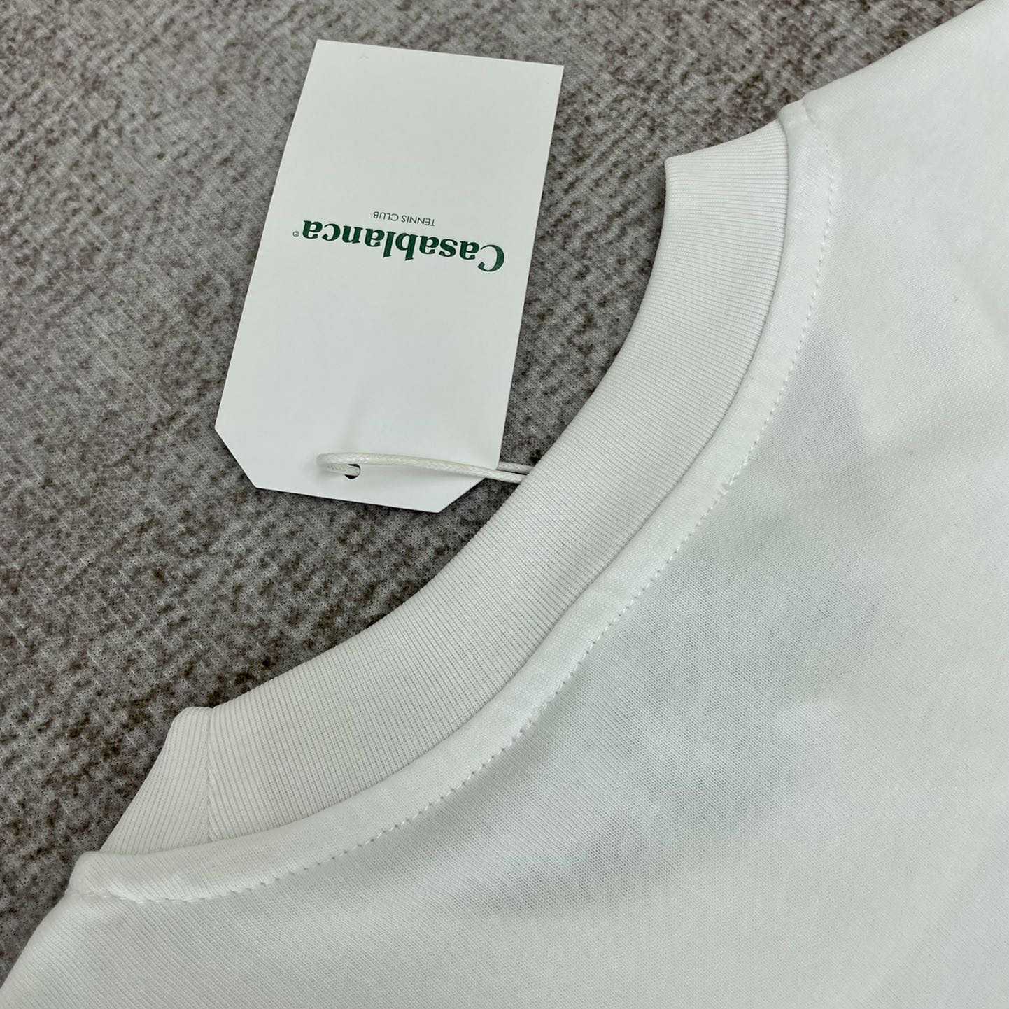 Casablanca Casa Sport Tennis Balls Tee 'Green/White' CA5033 - DesignerGu
