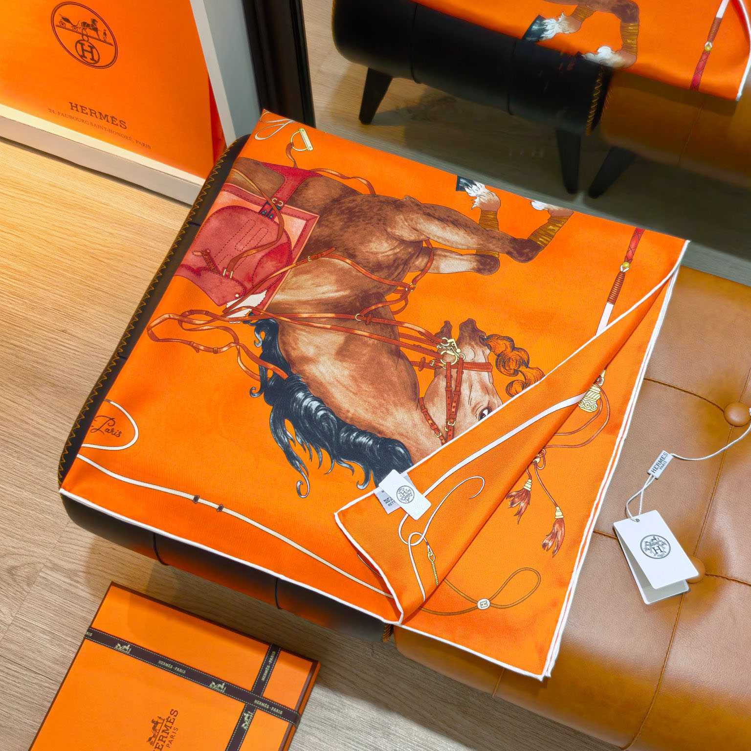 Hermes Grand Galop Scarf 90 - DesignerGu