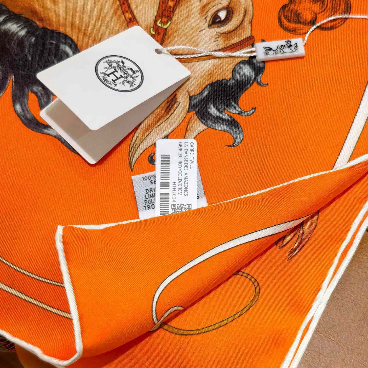 Hermes Grand Galop Scarf 90 - DesignerGu