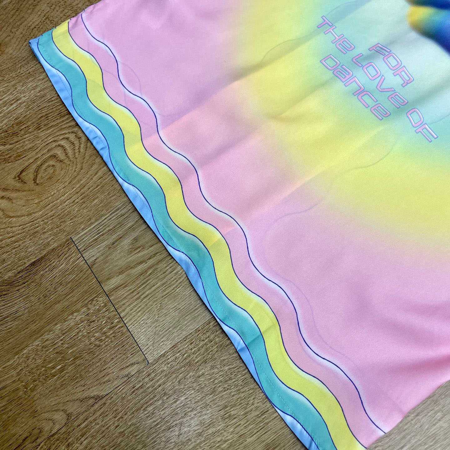 Casablanca Pink & Yellow 'For The Love Of Dance' Short Sleeve Shirt CA3575 - DesignerGu