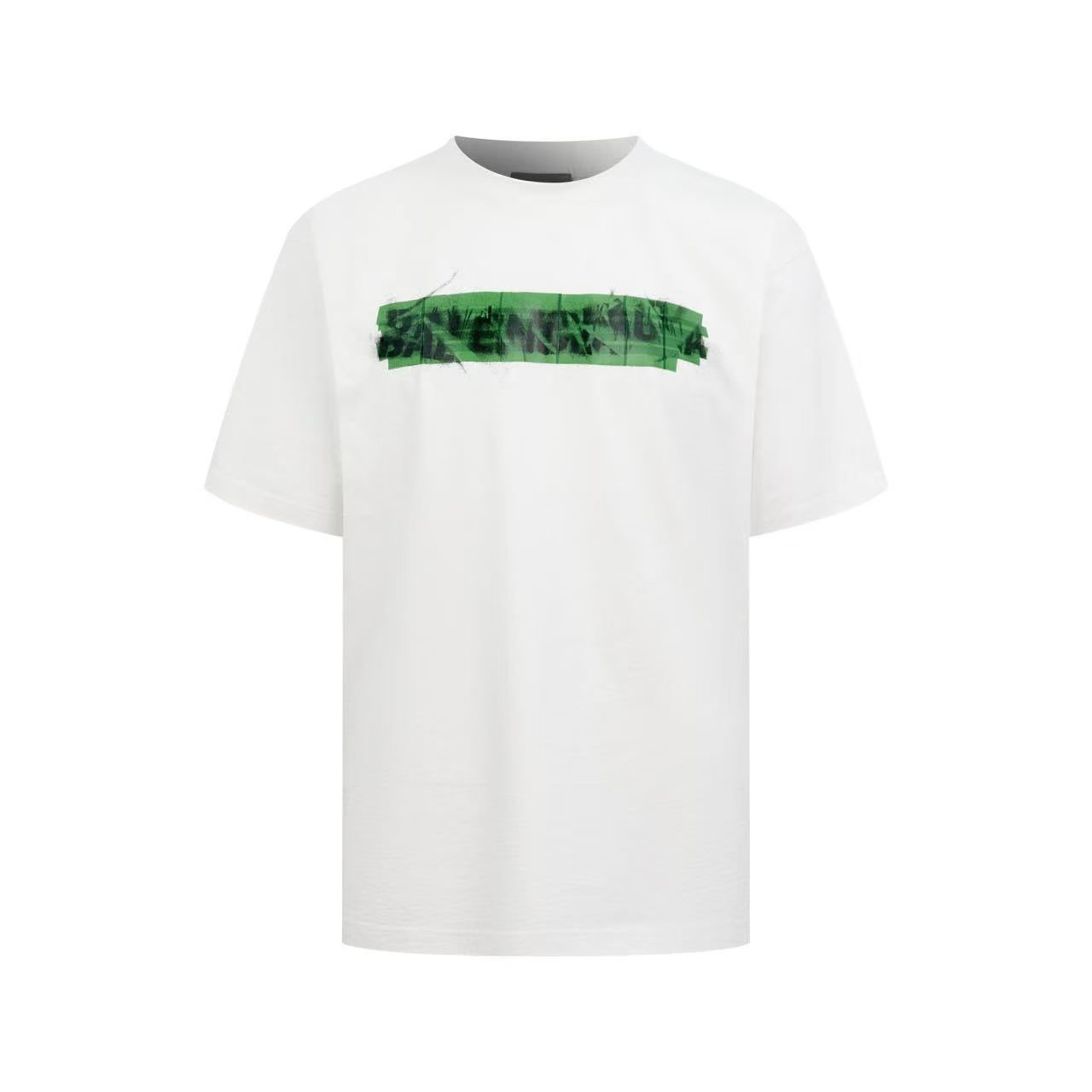Balenciaga Messy Spray T-shirt In Cotton - DesignerGu