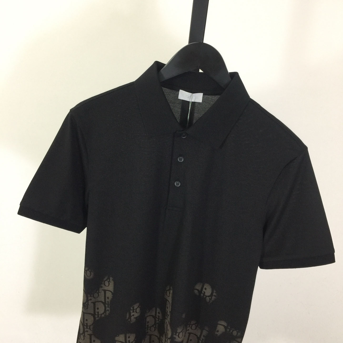 Dior Gradient Monogram Cotton Polo Shirt - DesignerGu