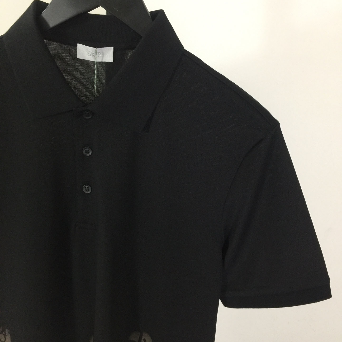 Dior Gradient Monogram Cotton Polo Shirt - DesignerGu