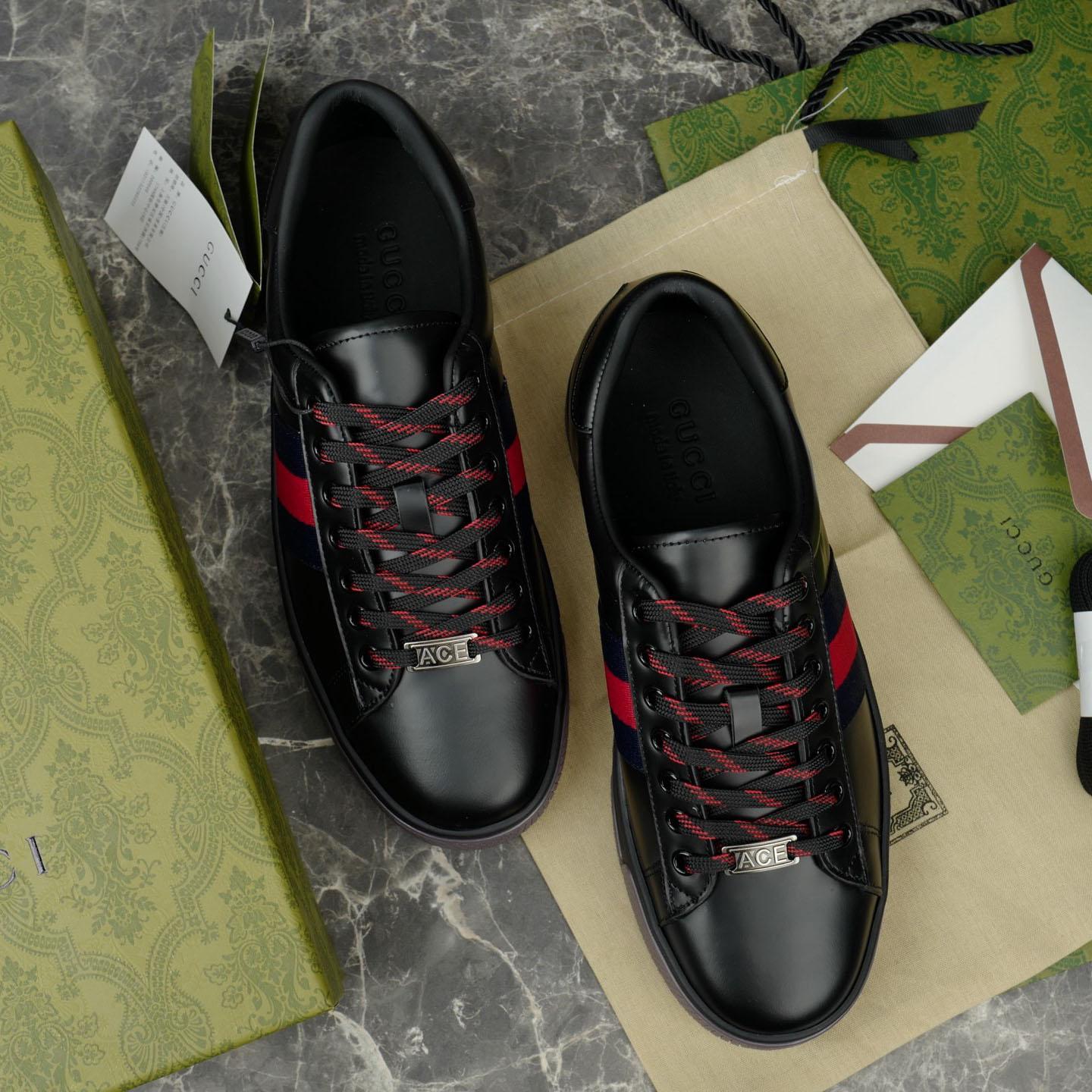 Gucci Ace Sneaker With Web - DesignerGu