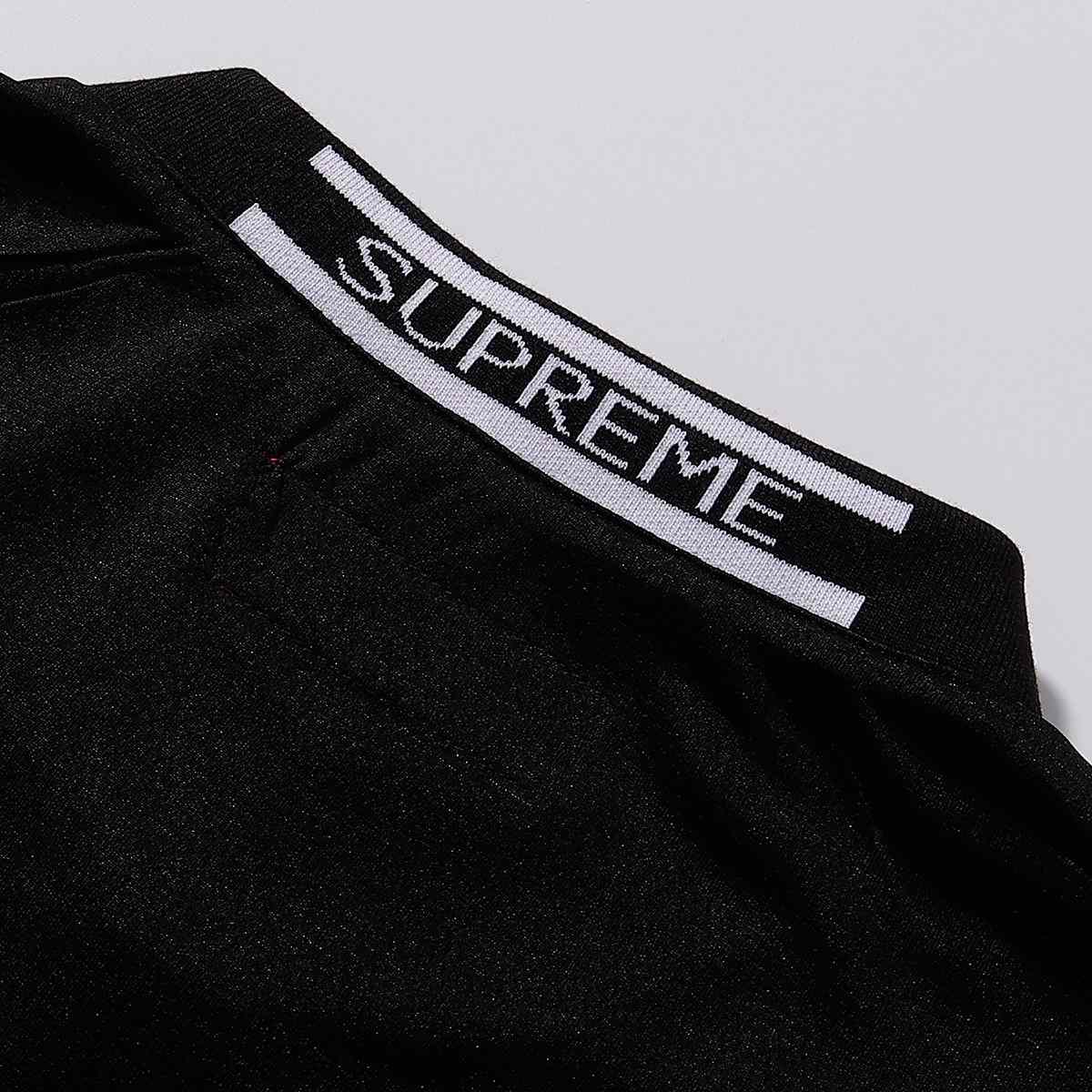 Supreme Crest Soccer Jersey 'Black' - DesignerGu