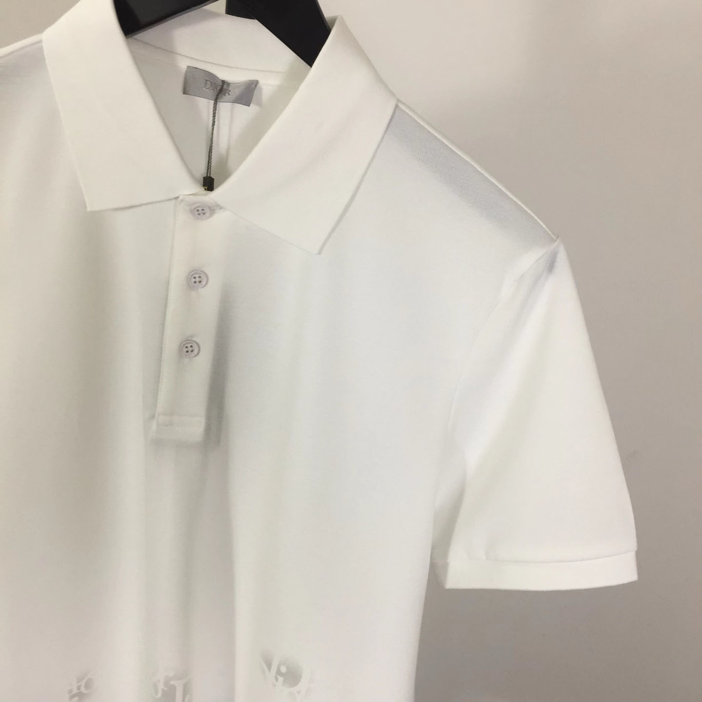 Dior Gradient Monogram Cotton Polo Shirt - DesignerGu