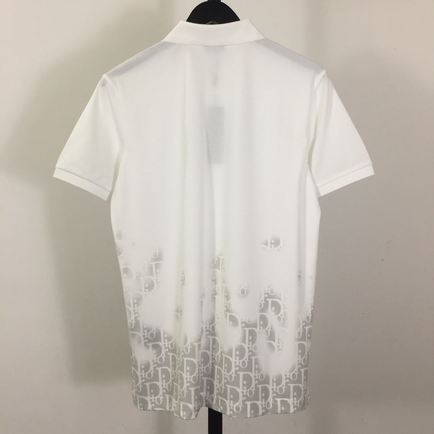 Dior Gradient Monogram Cotton Polo Shirt - DesignerGu