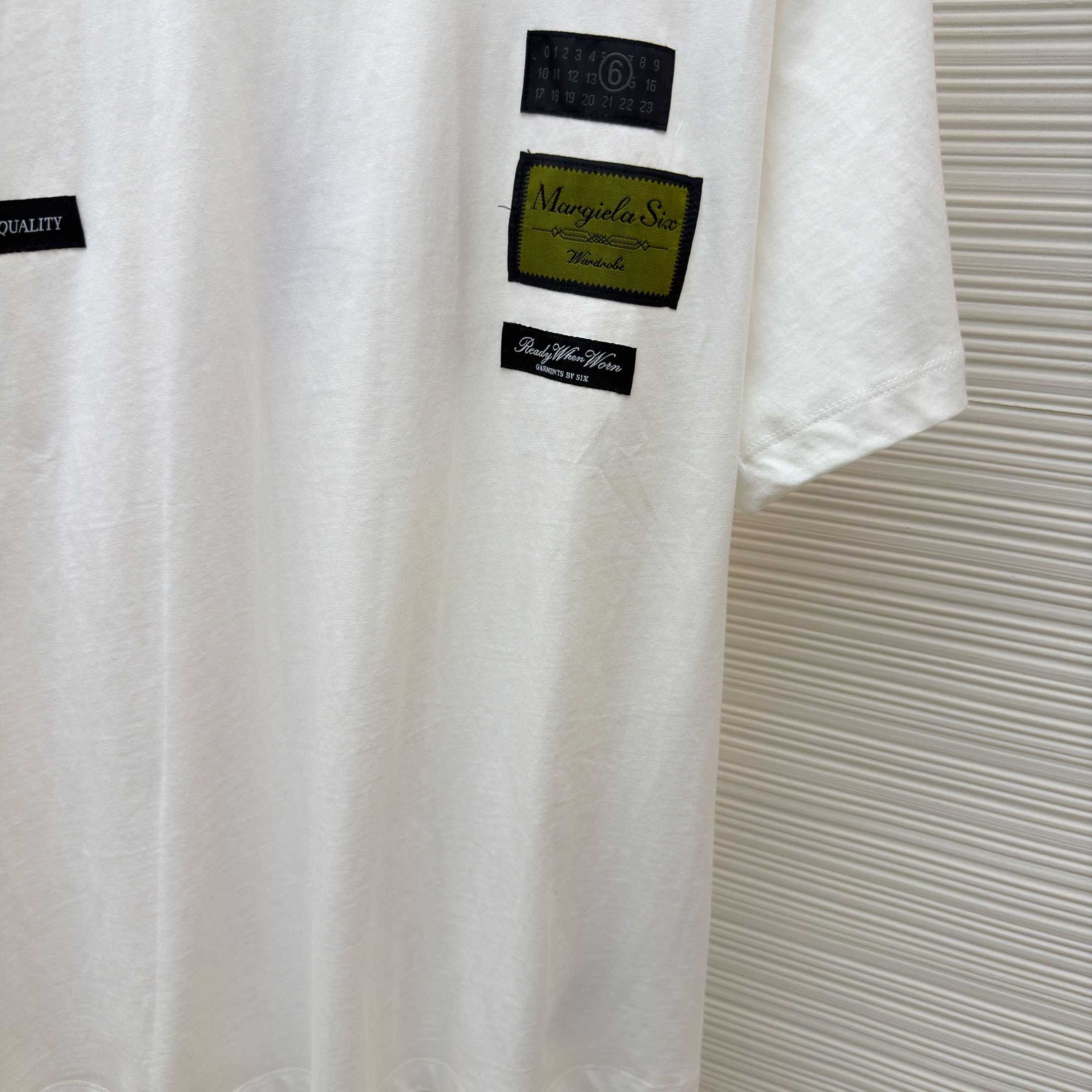 Maison Margiela White Label Patch T-shirt - DesignerGu